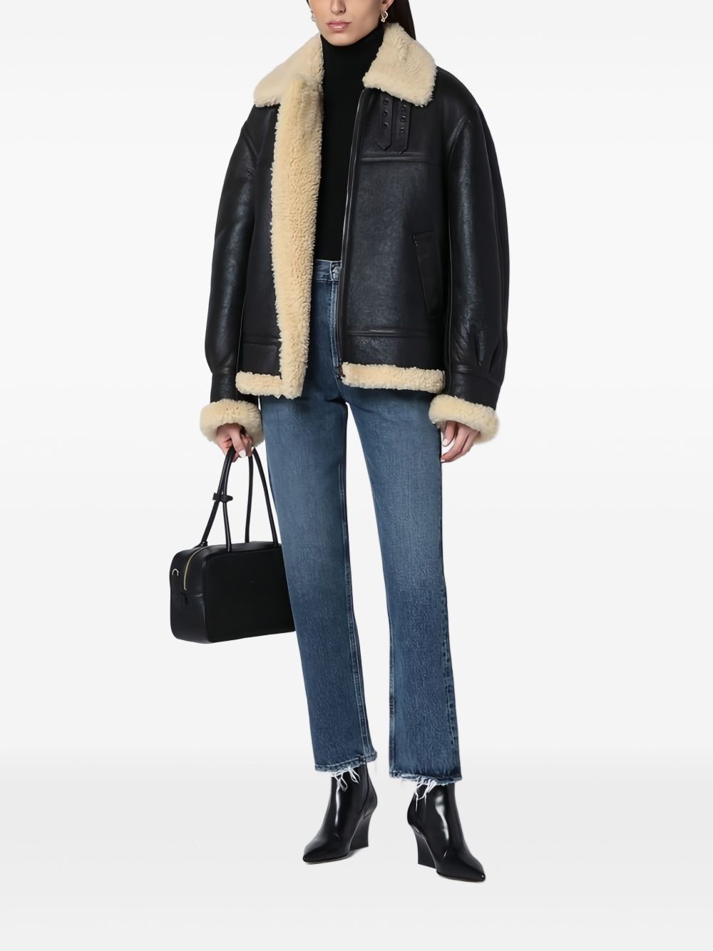 shearling jacket - 2