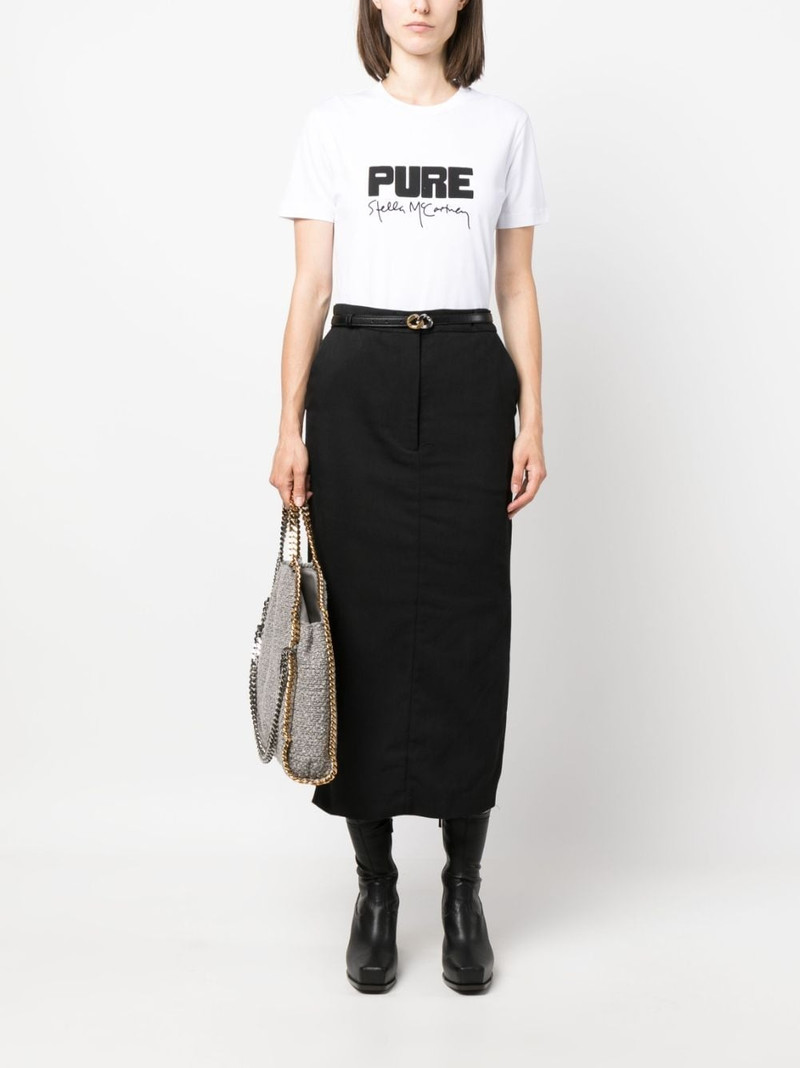 Stella McCartney logo-print cotton T-shirt outlook
