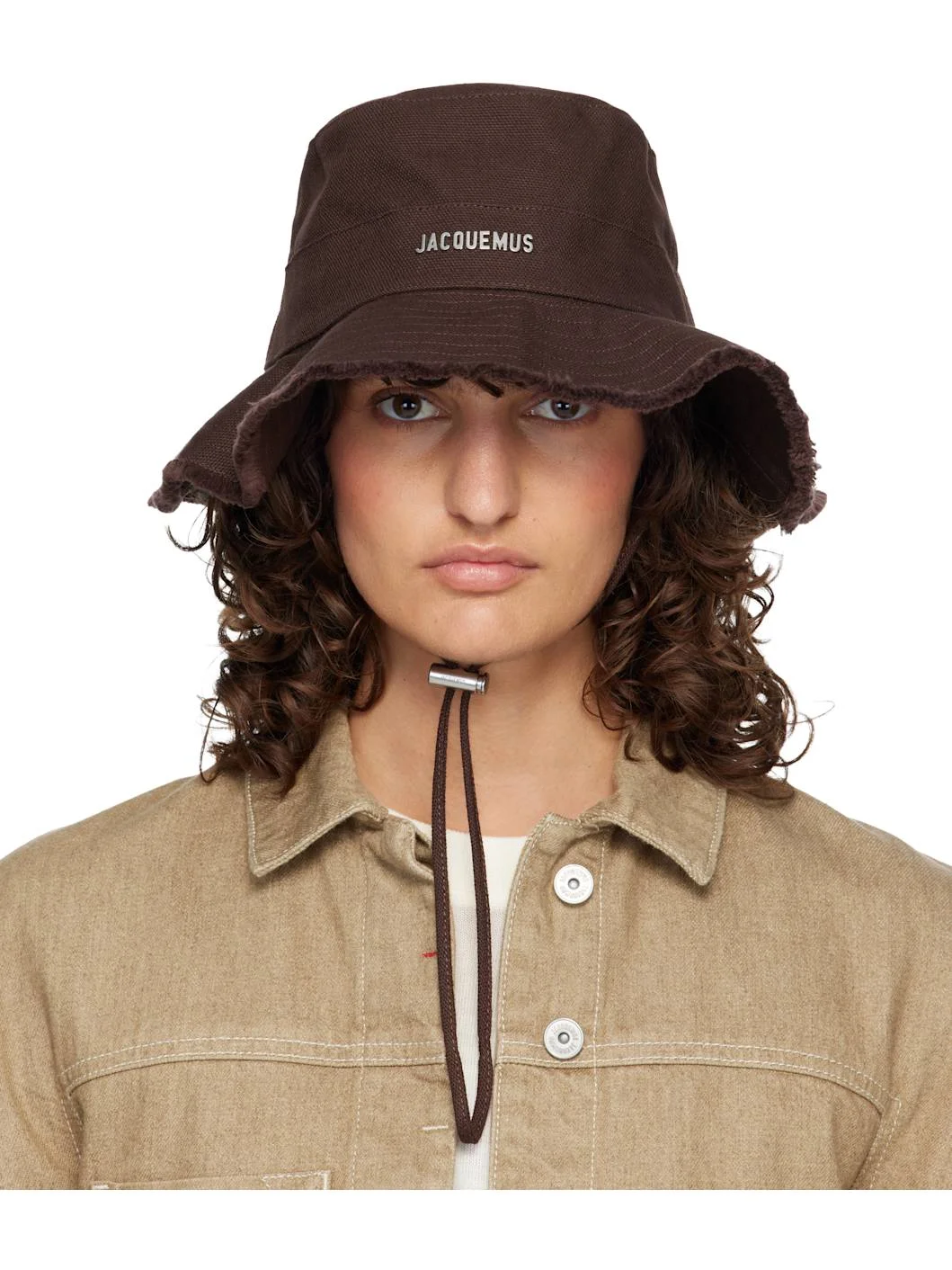 Brown 'The Artichaut' Bucket Hat - 1