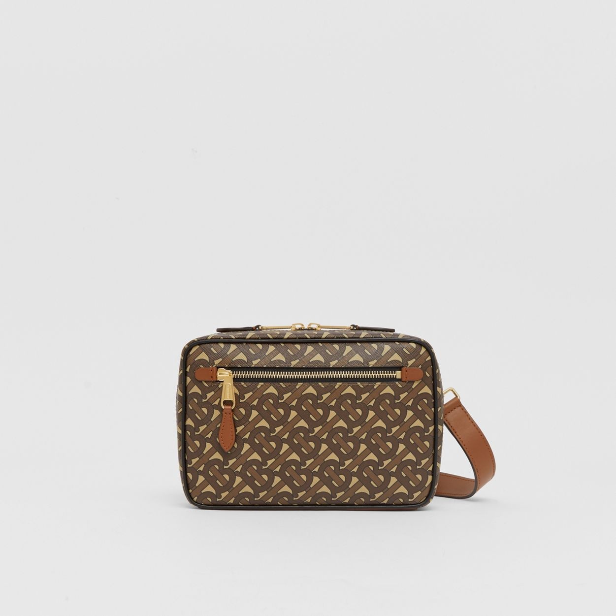 Monogram Print Crossbody Bag - 1