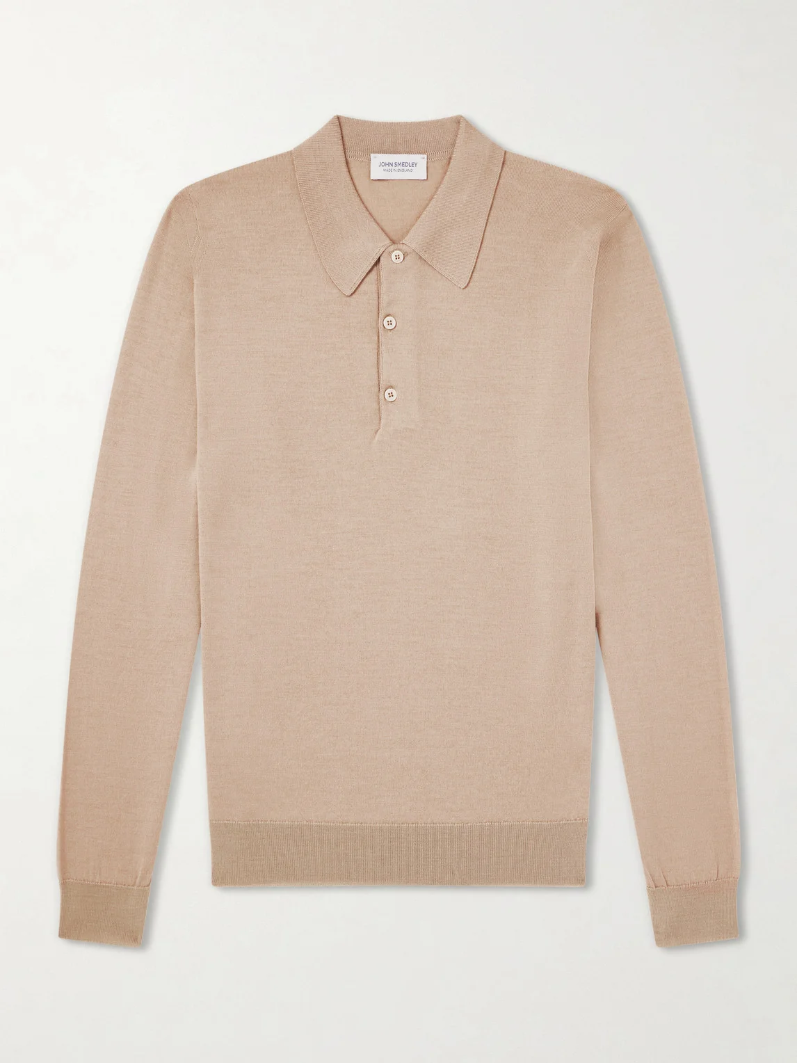 Caverhill Knitted Merino Wool Polo Shirt - 1