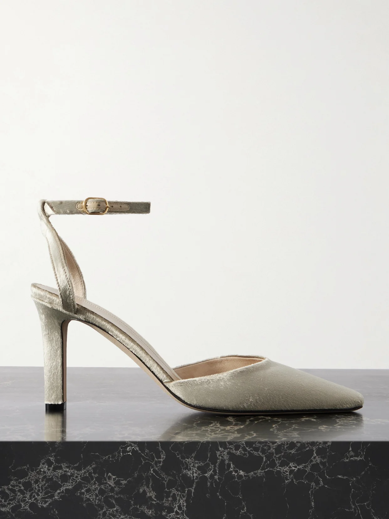 Carla Velvet Pumps - 1