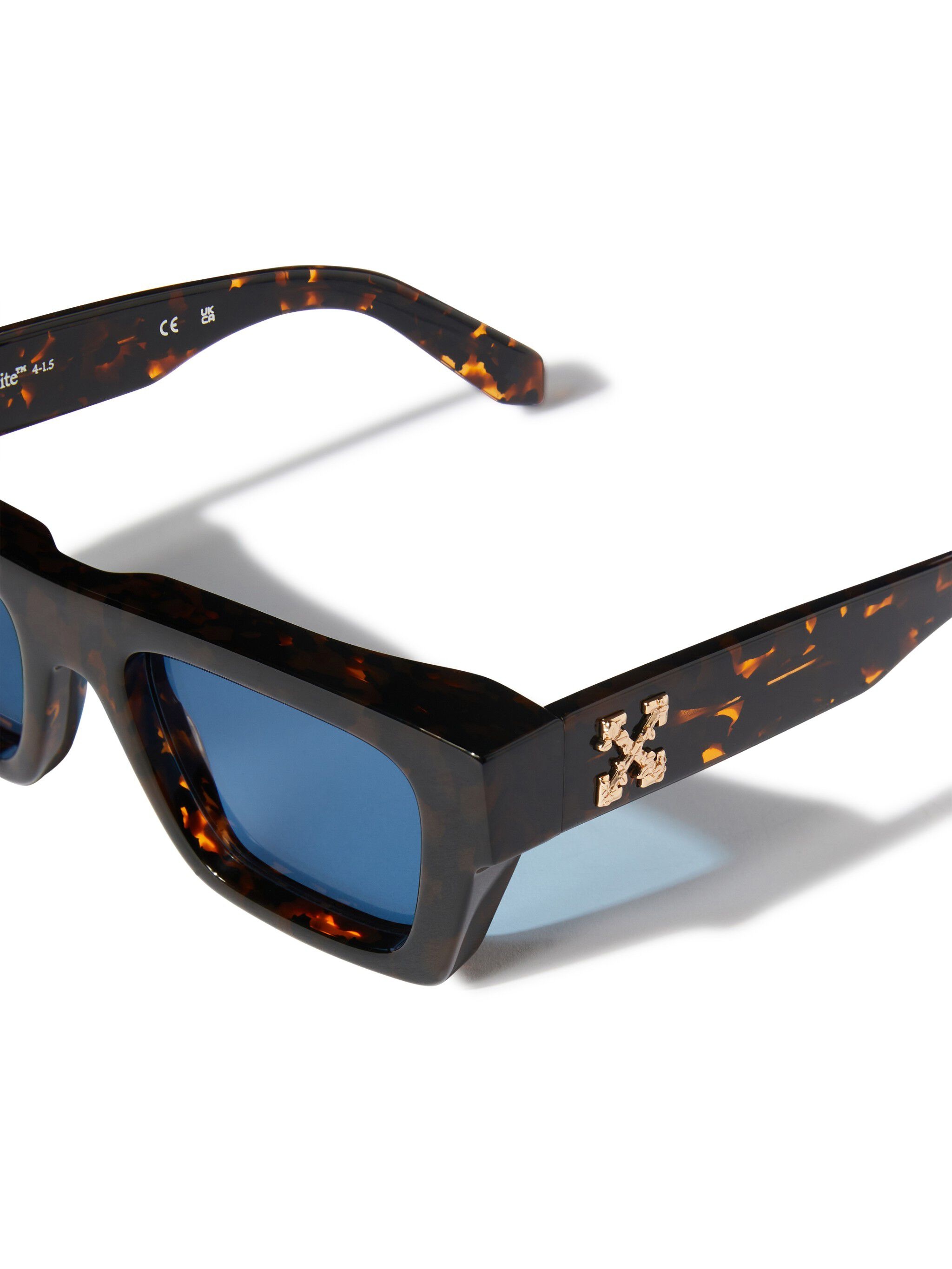 Havana/Blue Virgil Sunglasses - 2