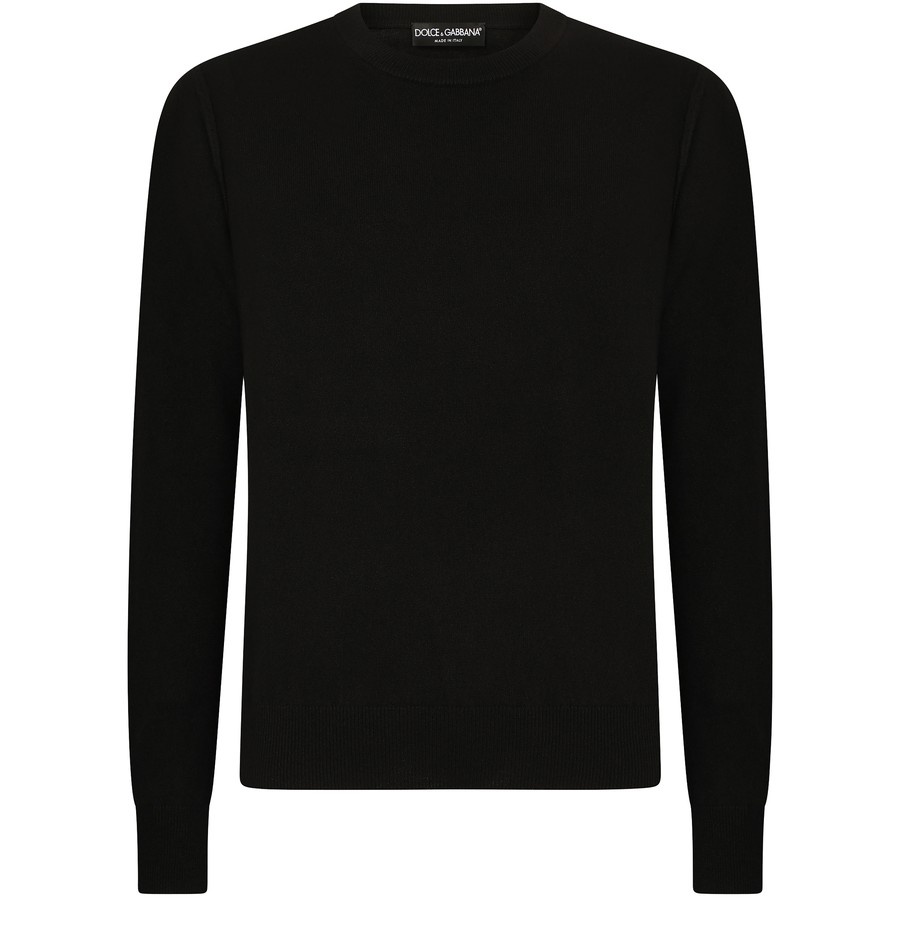 Cashmere round-neck sweater - 1