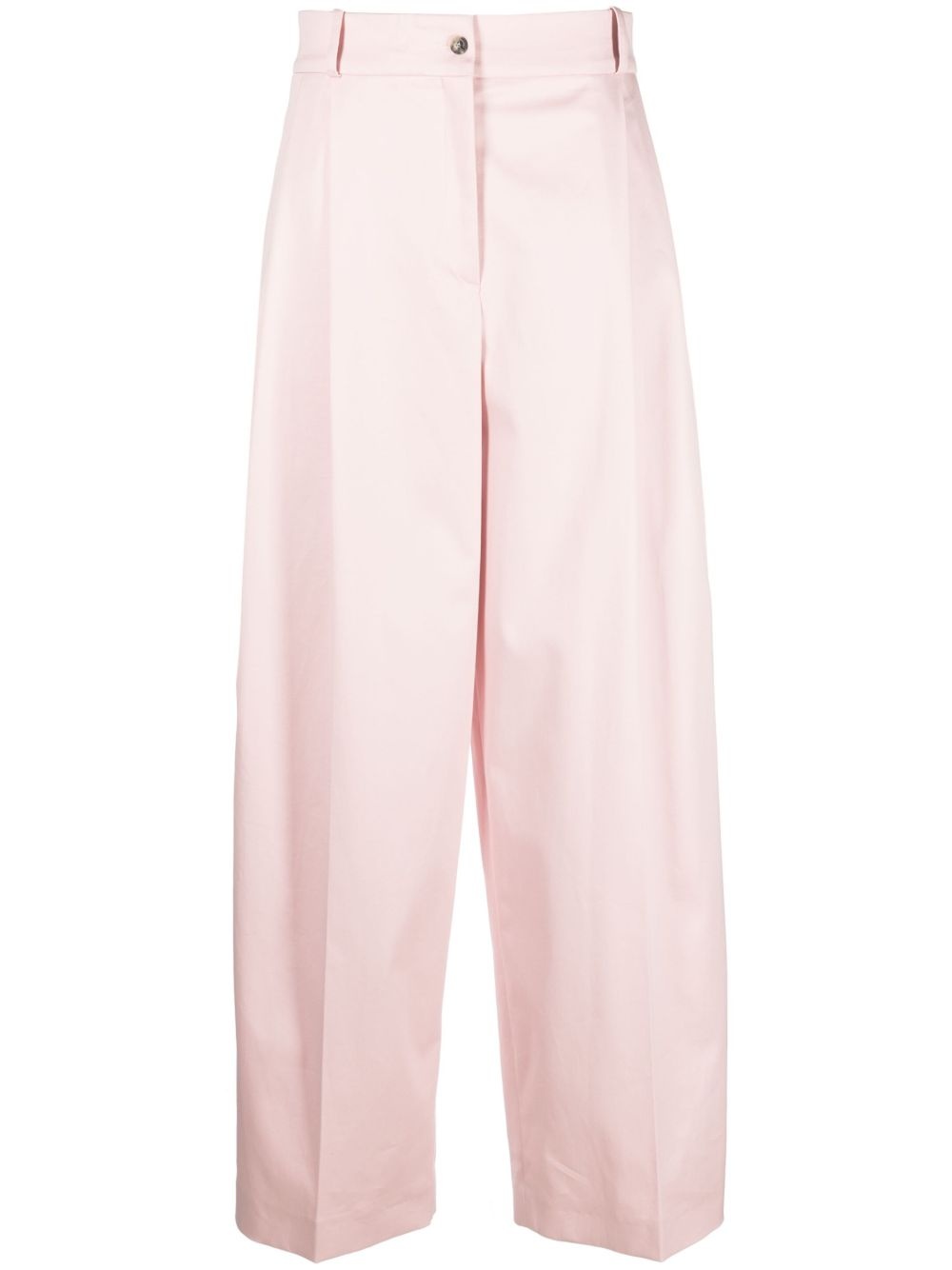 high-waisted wide-leg trousers - 2