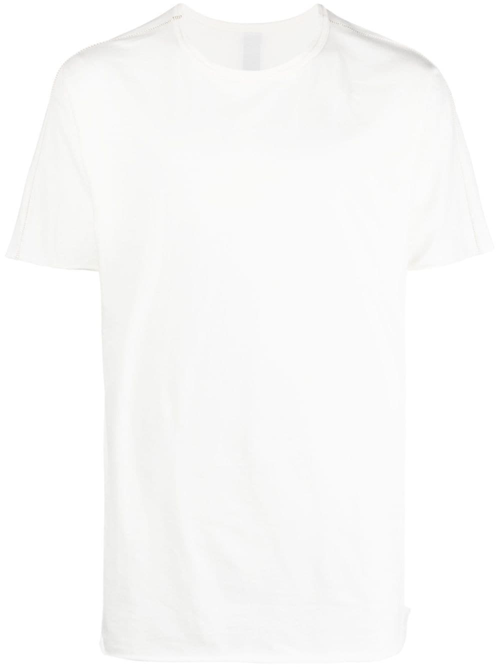 logo-patch organic cotton T-shirt - 1