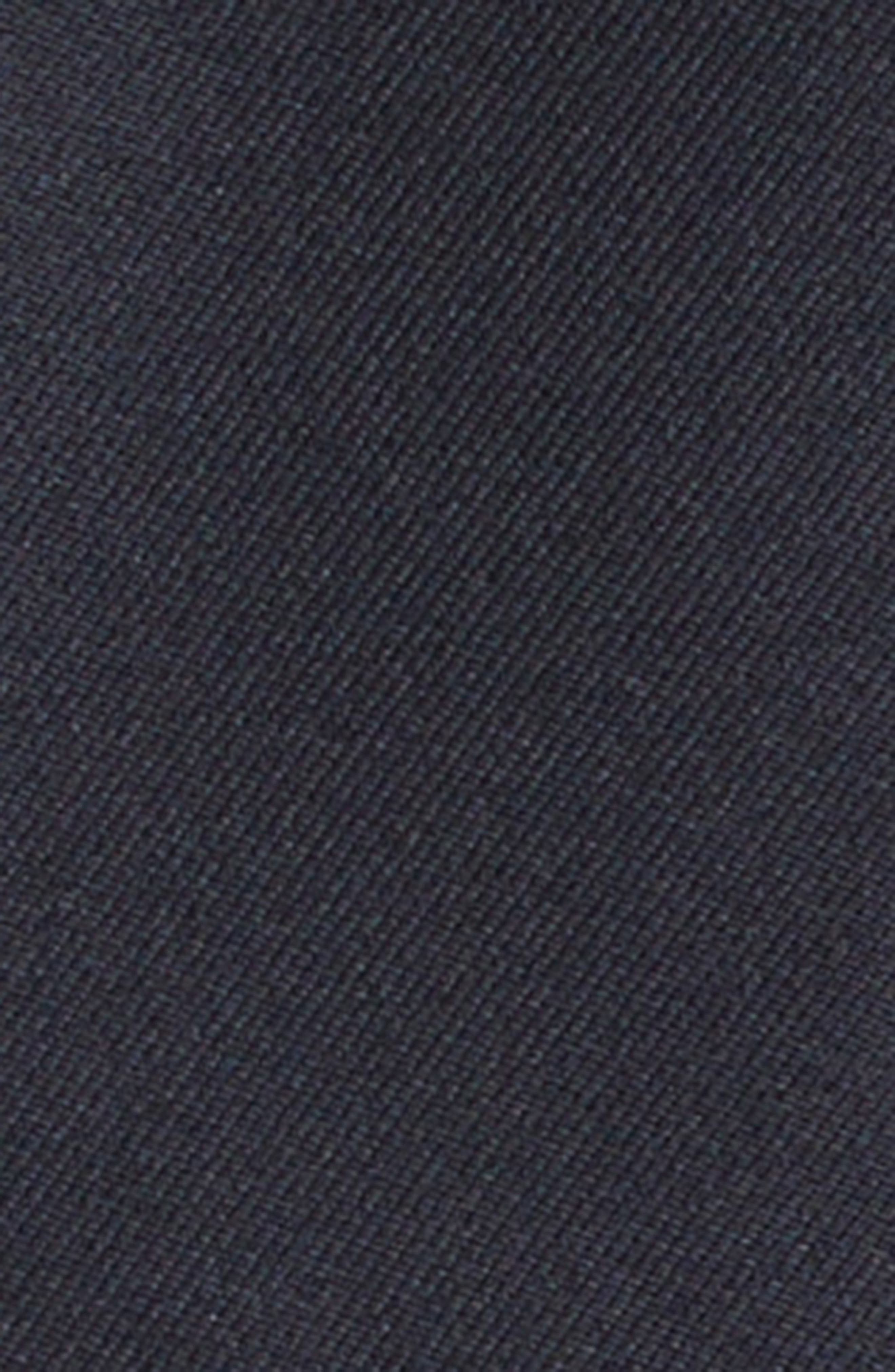 Rhude Center Logo Wool Gabardine Button-Up Shirt in Black /White 3028 at Nordstrom - 6