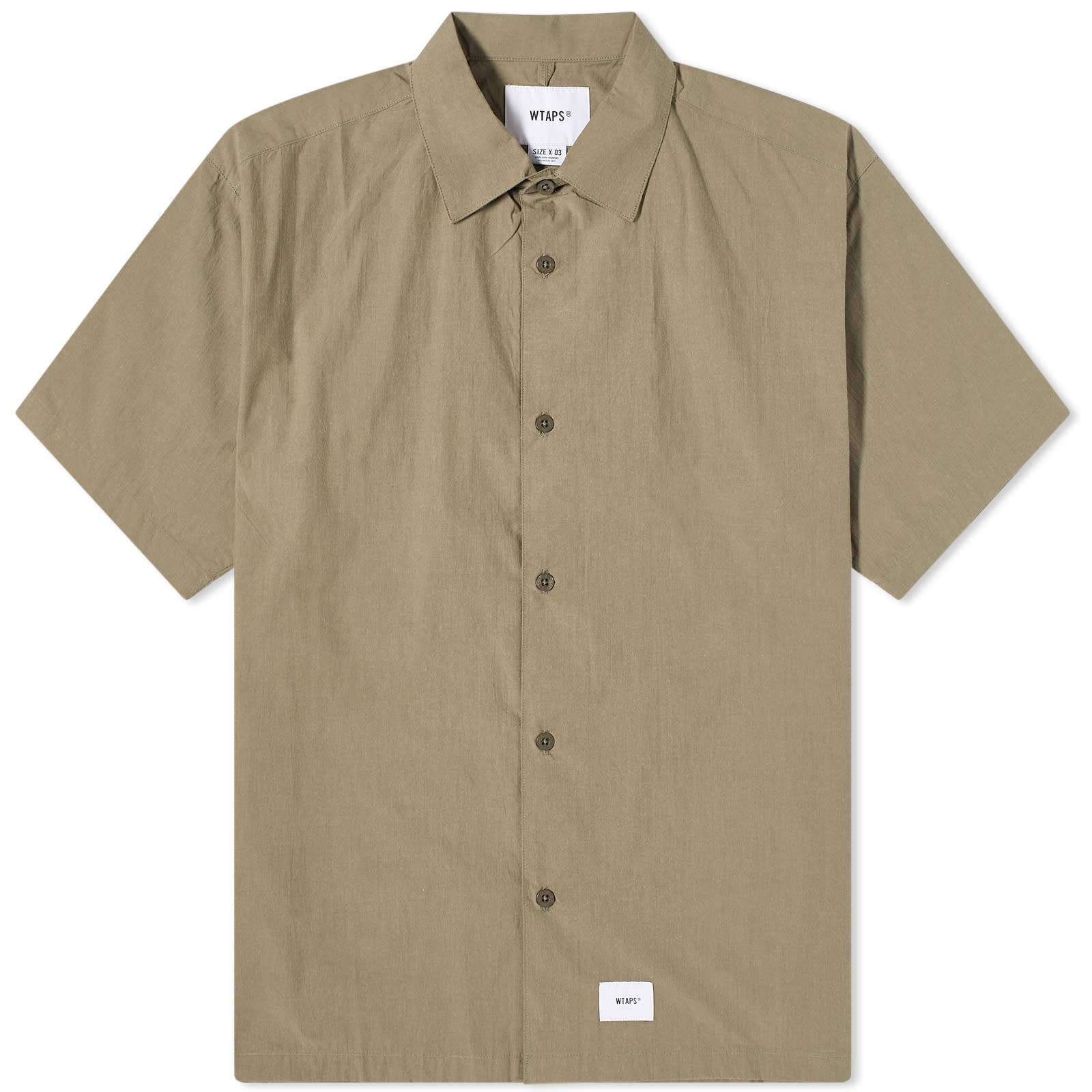 WTAPS 04 Confusion Short Sleeve Back Print Shirt - 1