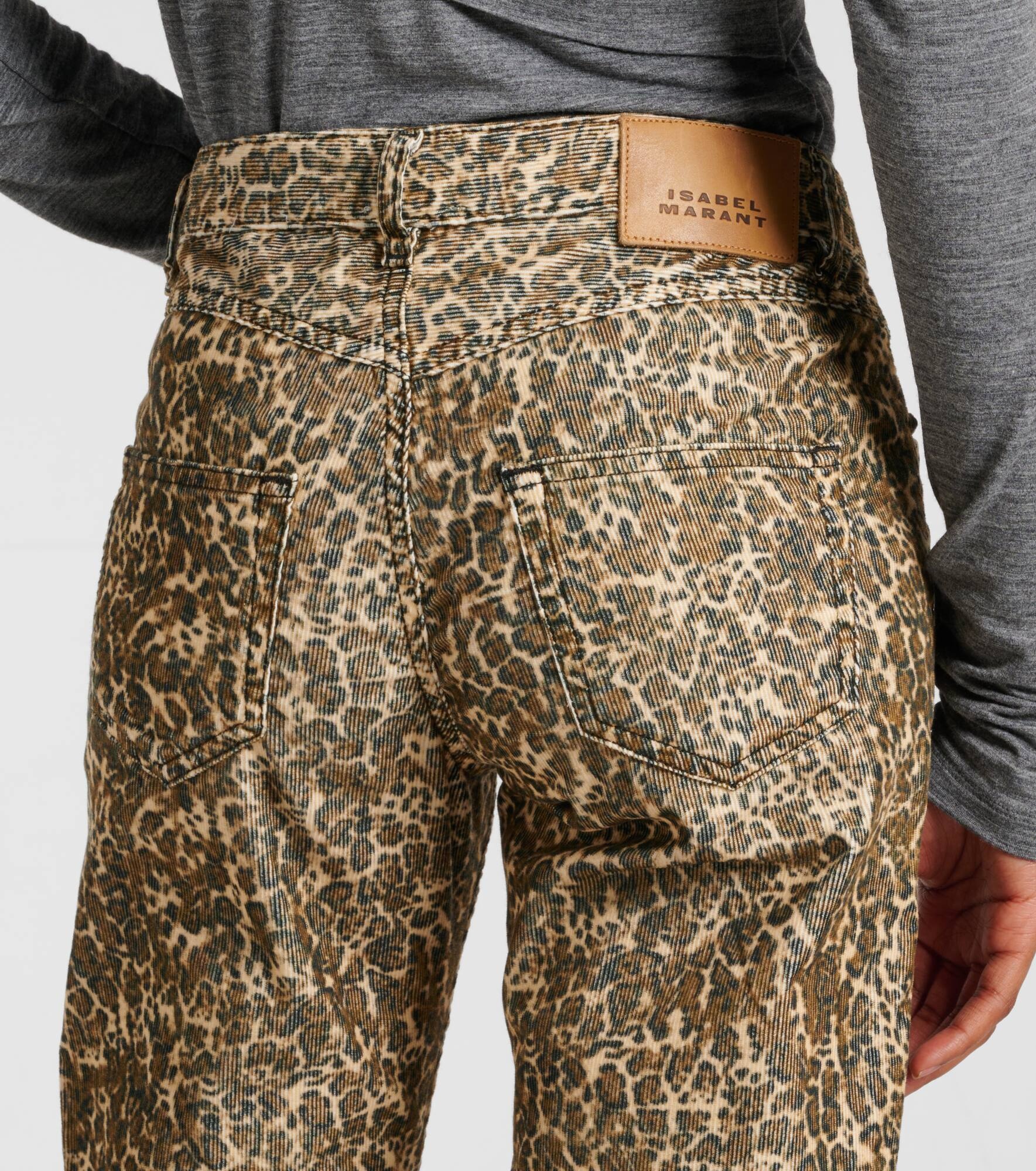 Ferni cotton corduroy straight pants - 6