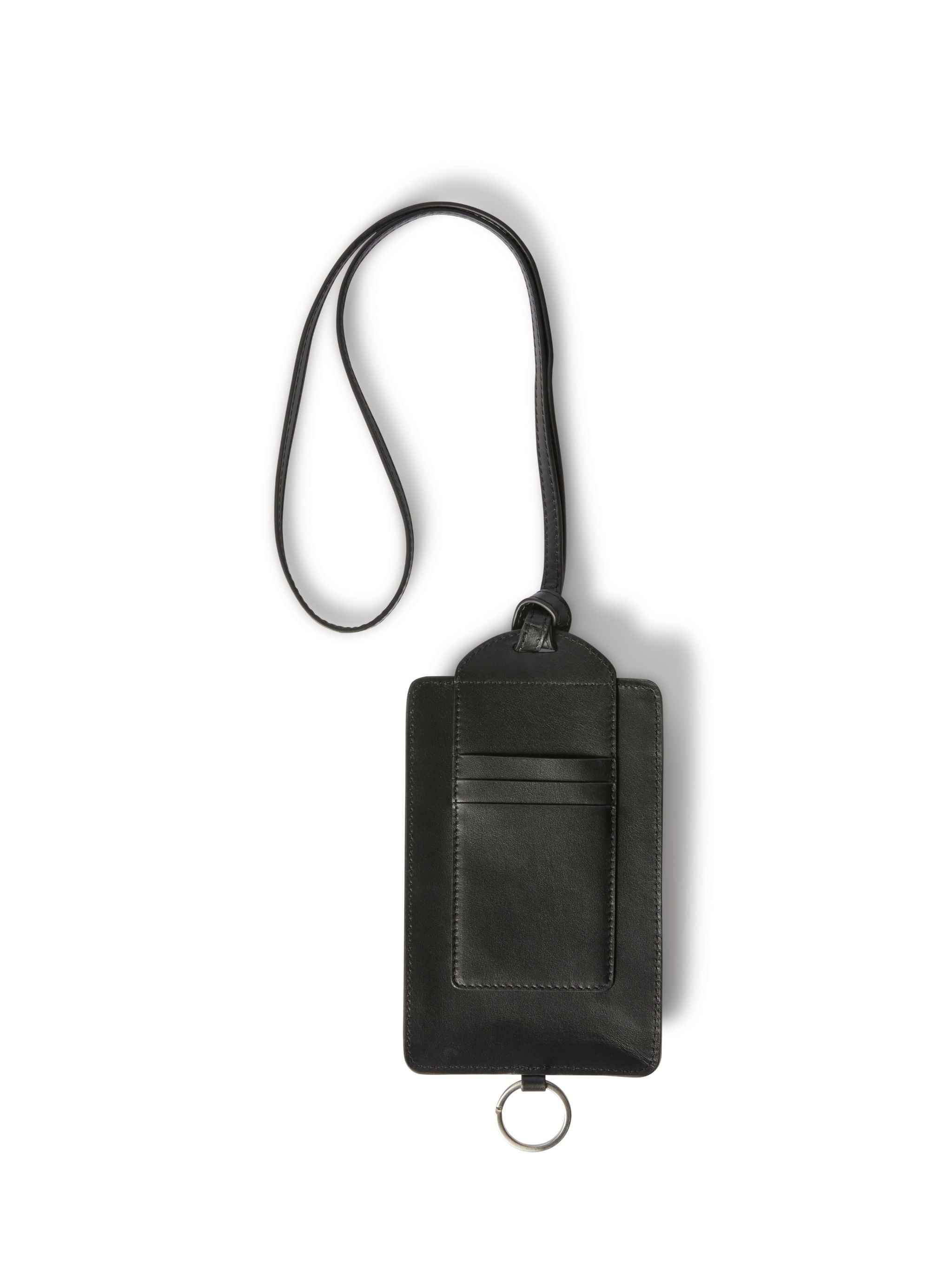 Black Bookish Neck Phone Cardholder - 2