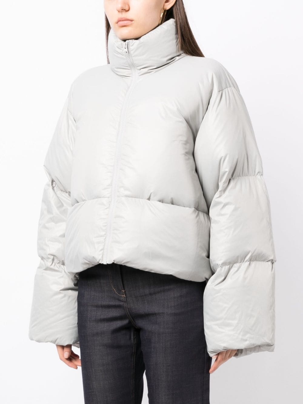 high-neck puffer jacket - 3