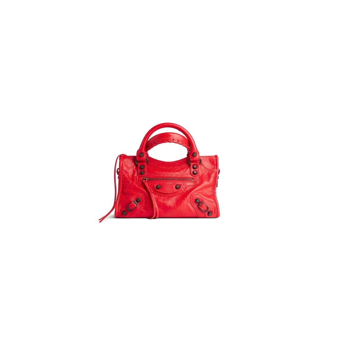BALENCIAGA Women's Le City Mini Bag in Red | REVERSIBLE