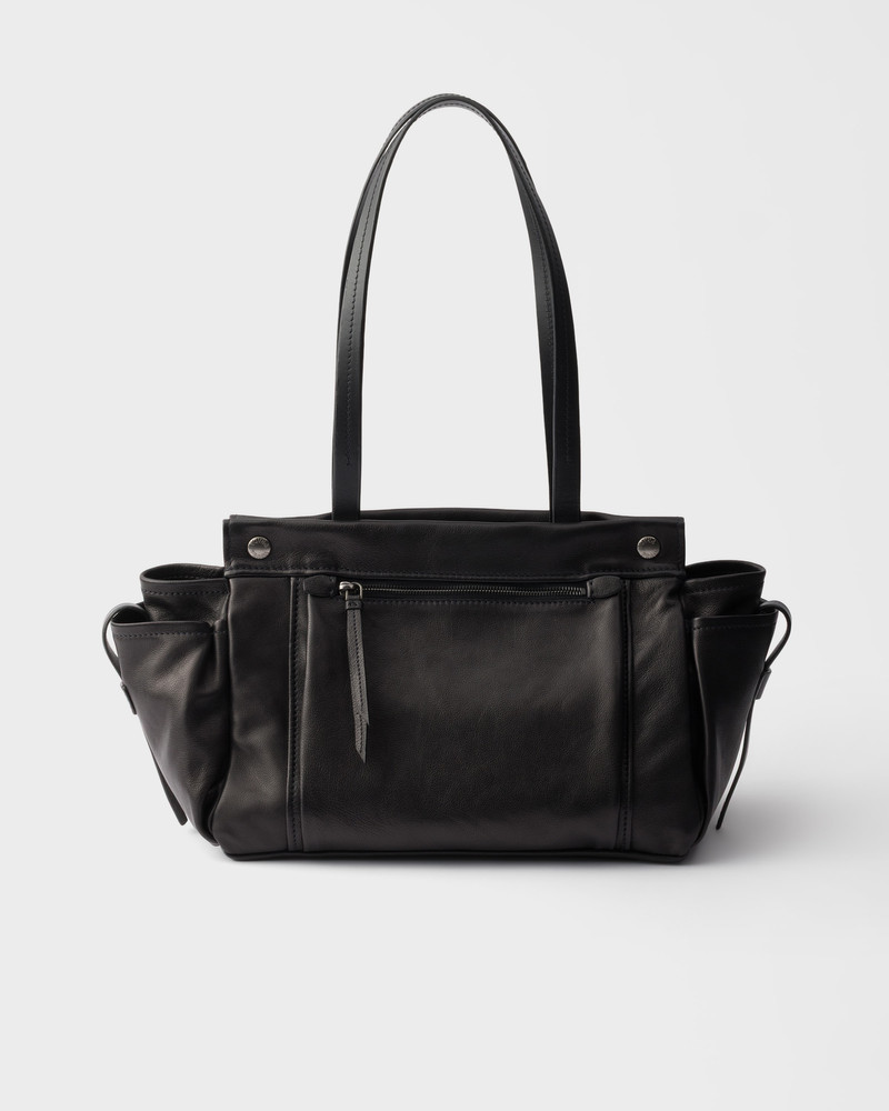 Prada Route large leather tote bag 4