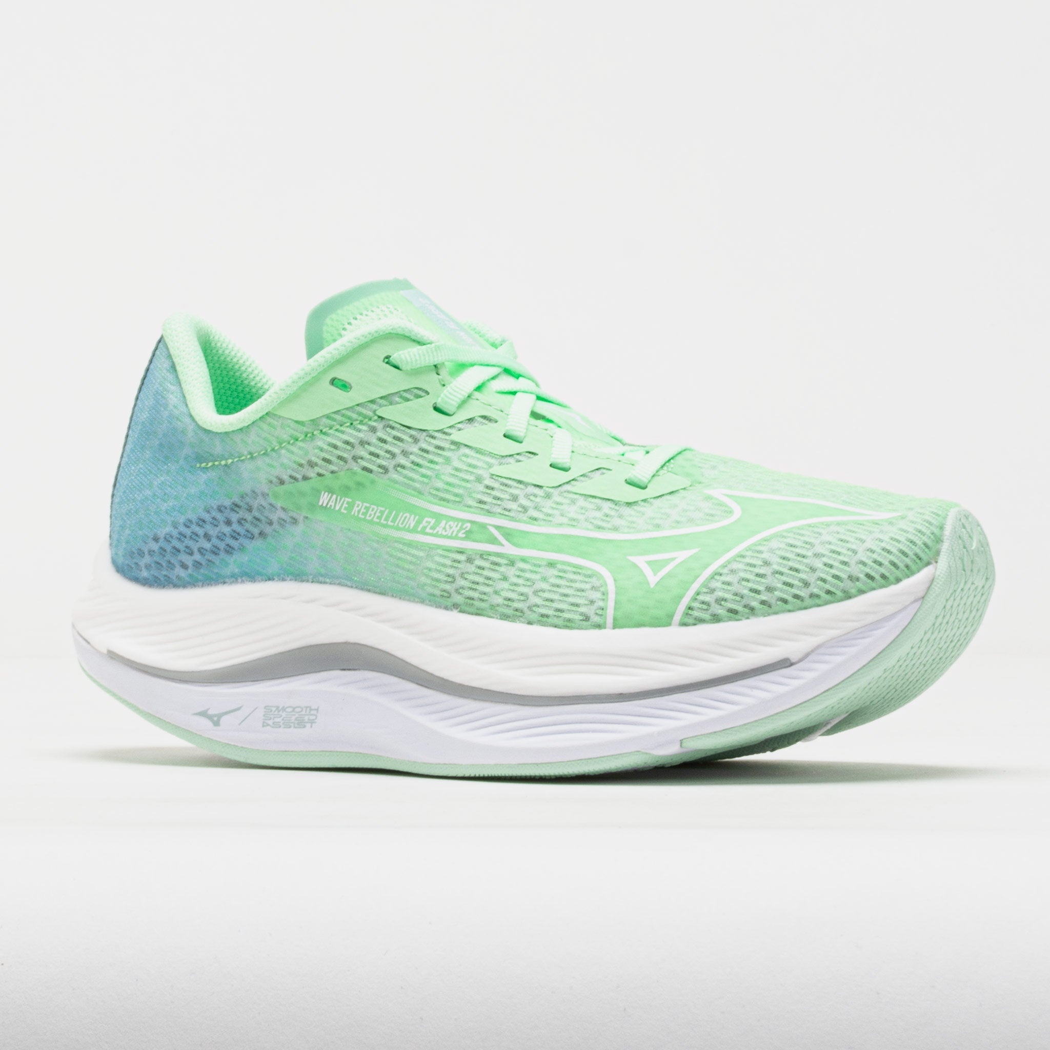 Mizuno Wave Rebellion Flash 2 Women's Neo Mint/White - 5