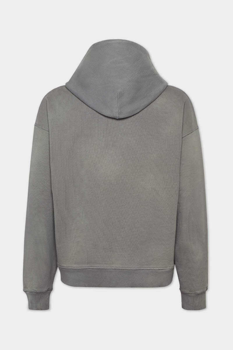 DSQUARED2 DYED AND DESTROYED AND DIRTY INVICTA LOOSE FIT HOODIE outlook