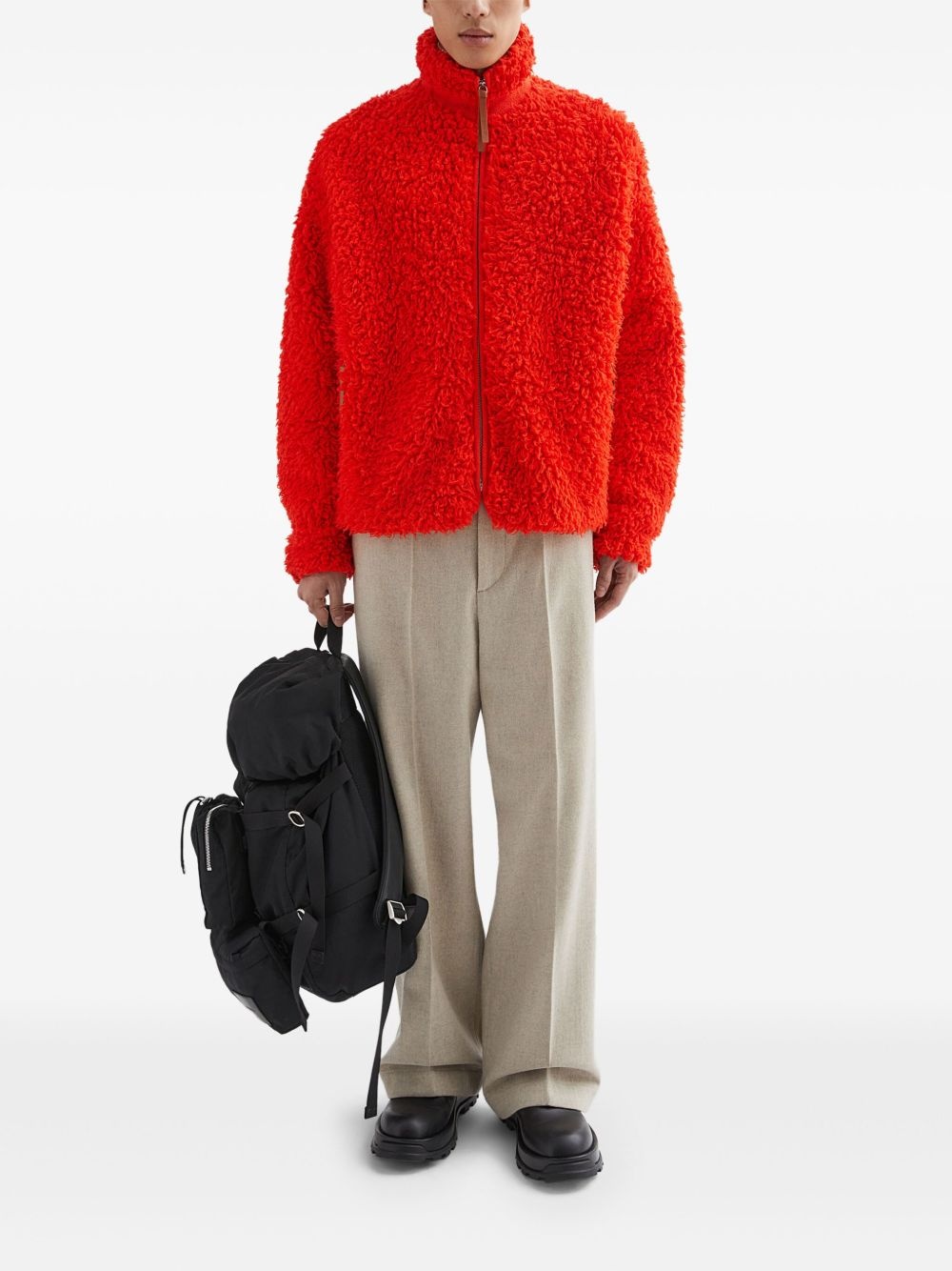 cotton fleece jacket - 2