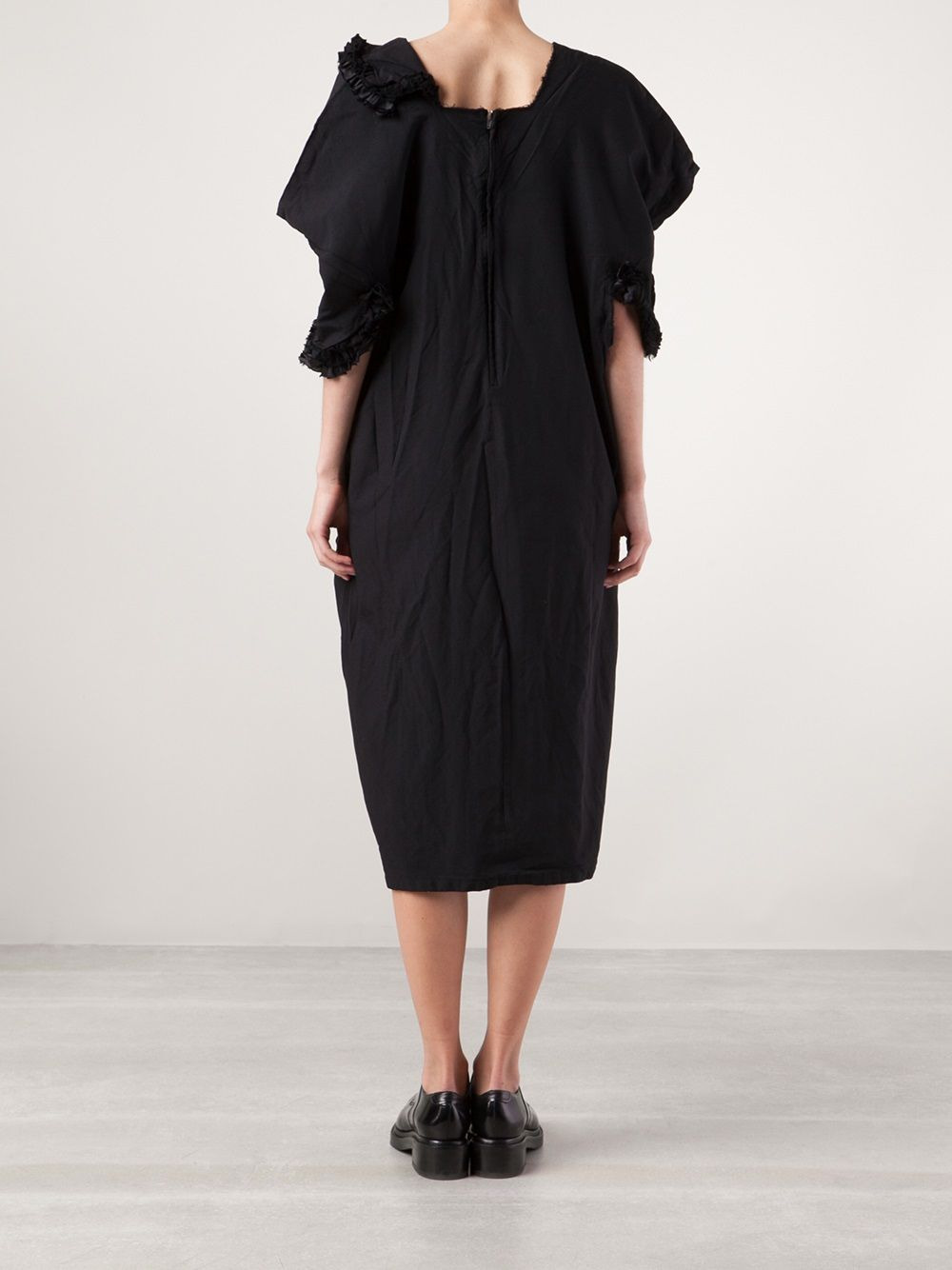 ruffle trimmed dress - 4