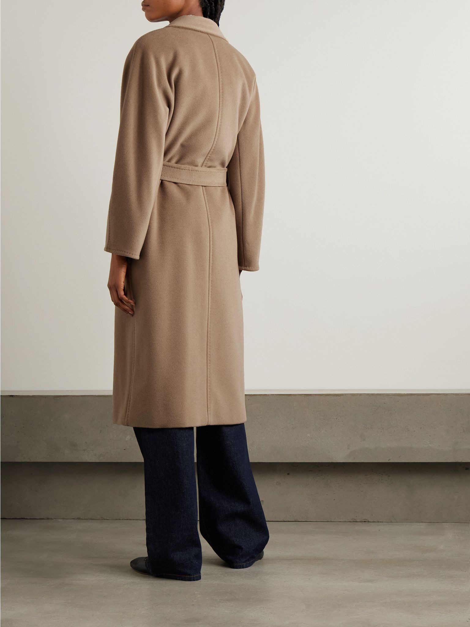 Madame 101801 Icon double-breasted wool and cashmere-blend coat Camel - 4