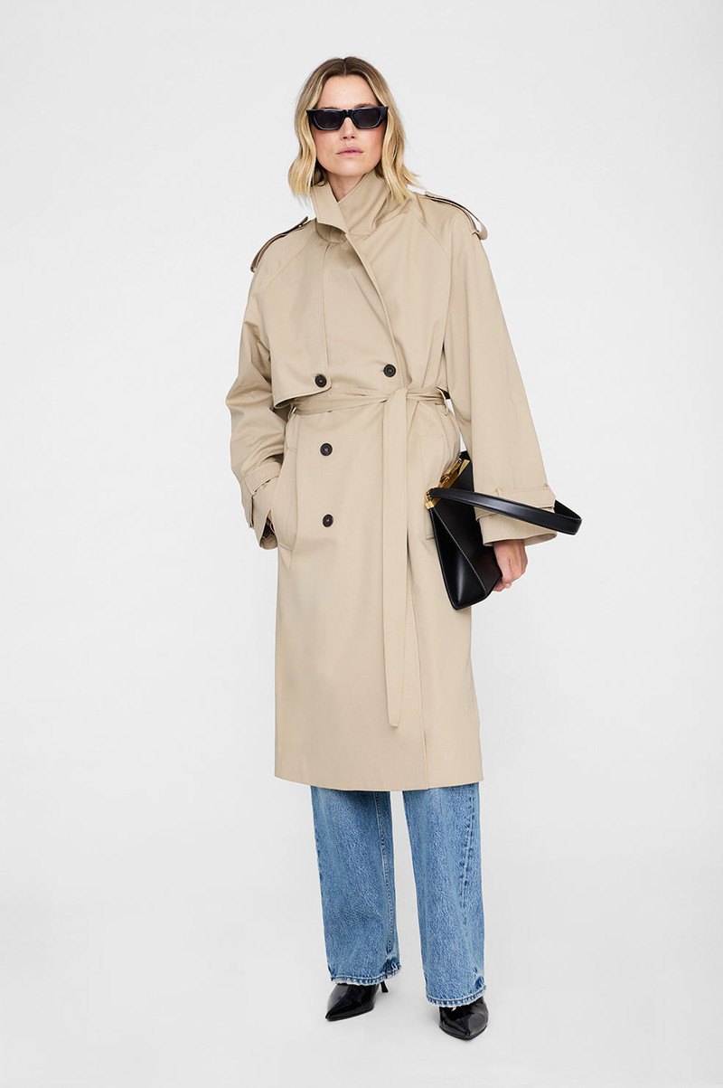 Rickie Maxi Trench - Beige - 1