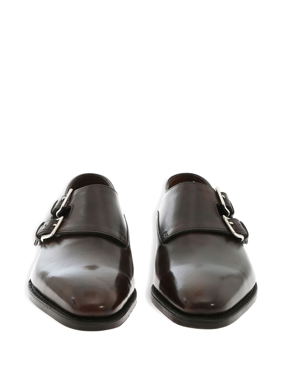 double-buckle monk shoes - 3