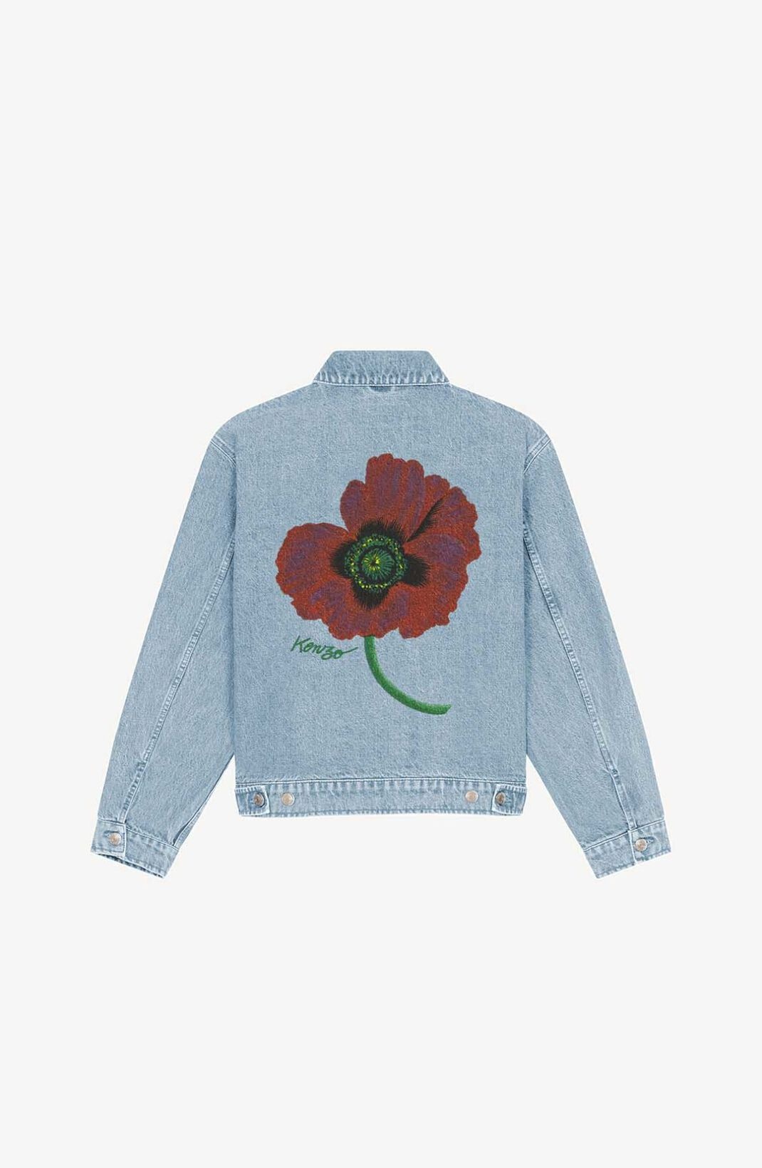 KENZO 'KENZO Poppy' denim jacket | REVERSIBLE