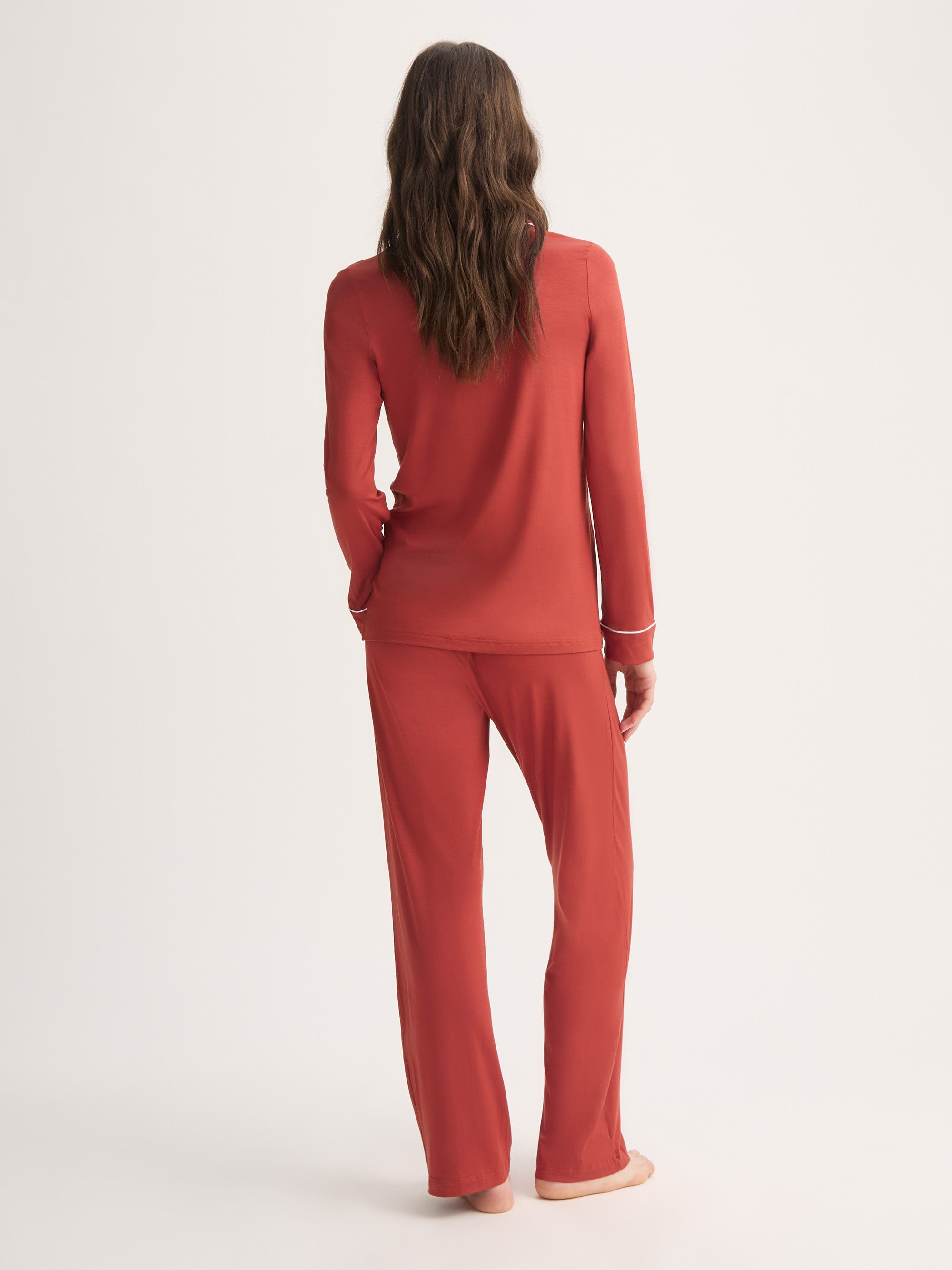 Women's Pajamas Lara Micro Modal Stretch Rose Red - 3