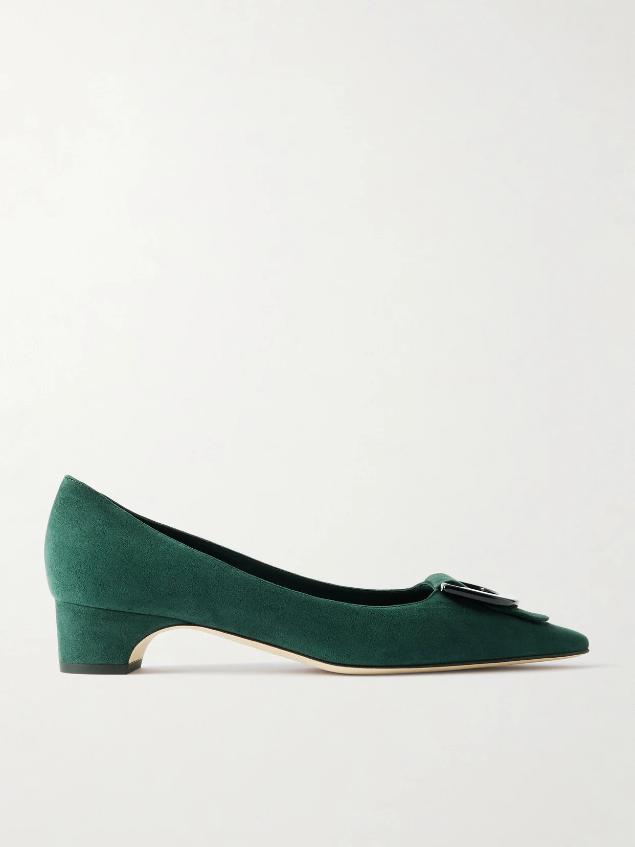 Beti 30 Embellished Suede Pumps - 1