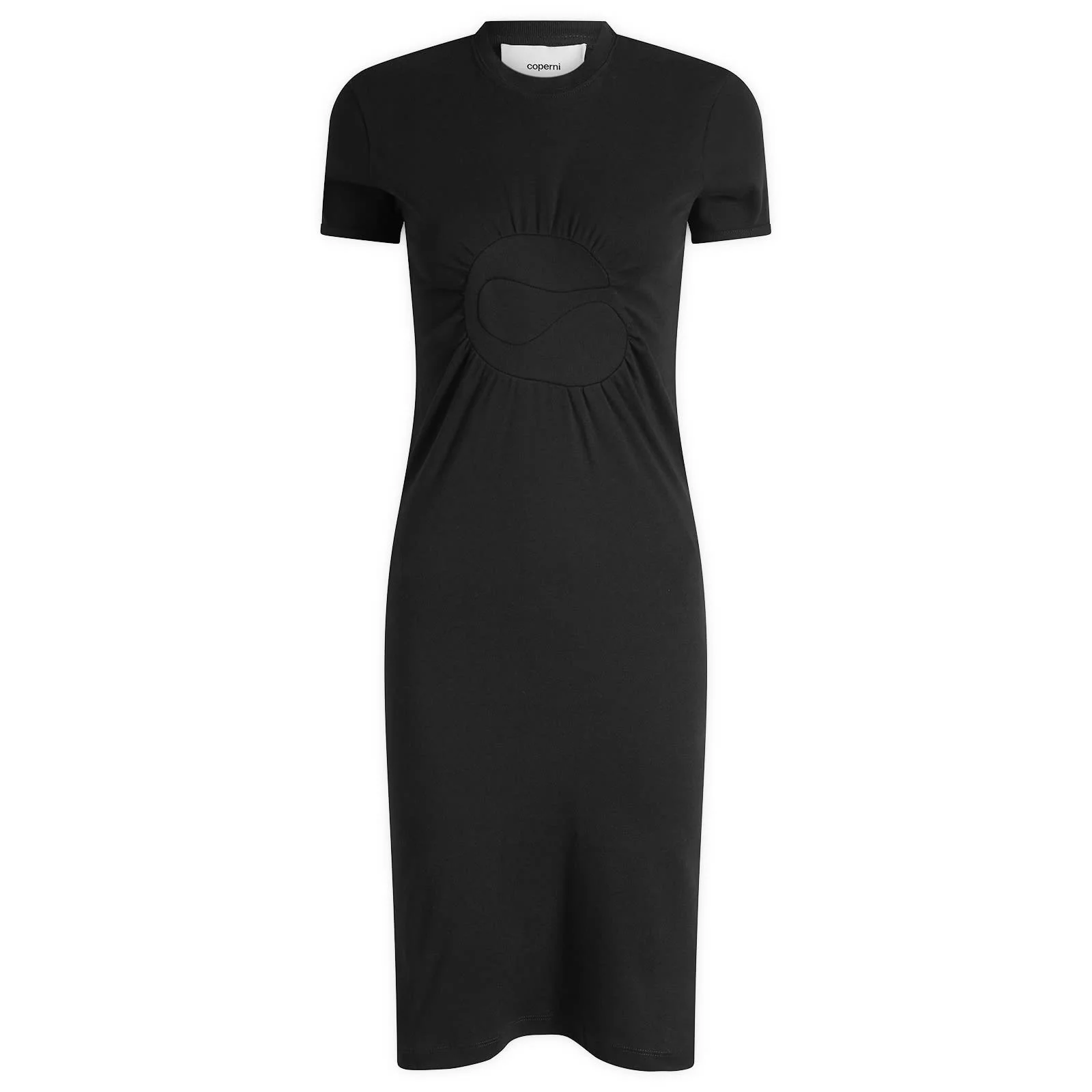 Coperni C-Logo Gathered Mini Dress - 1