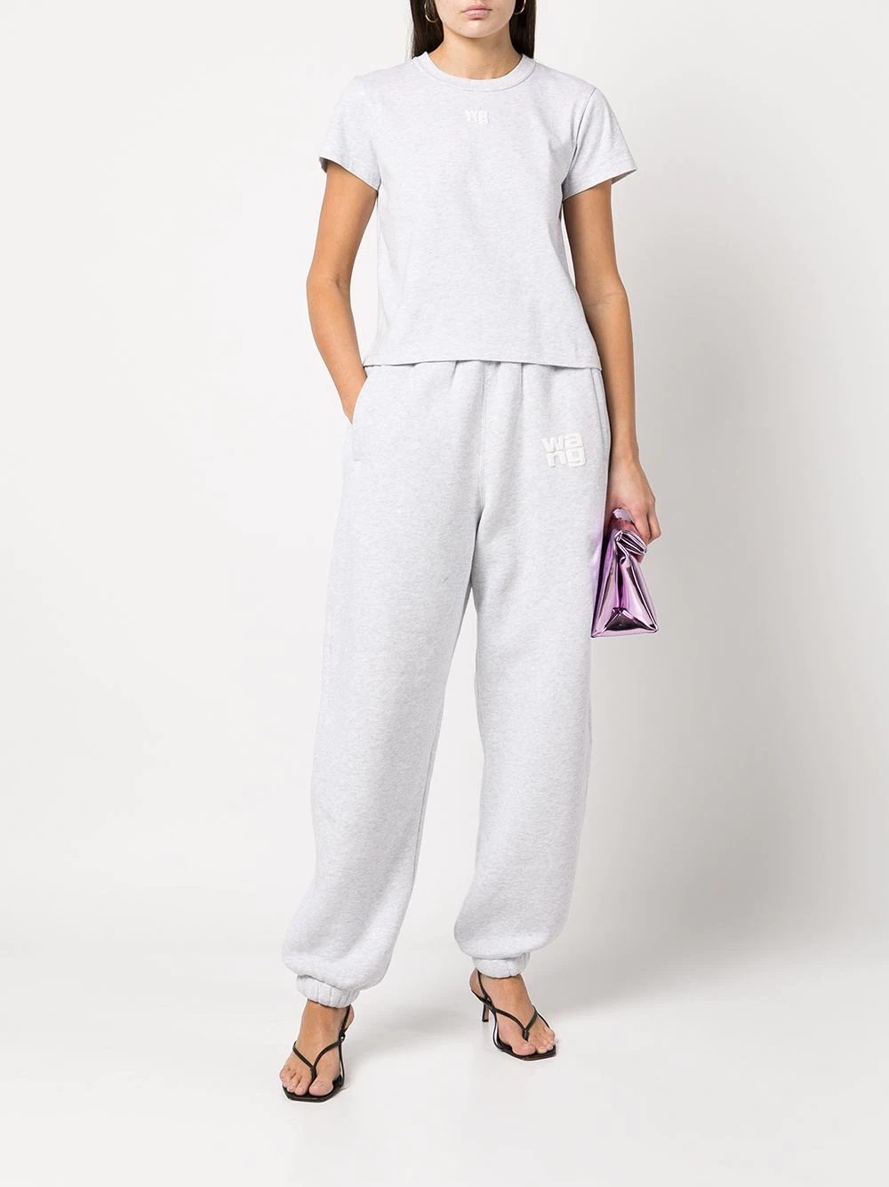 logo-print track trousers - 2