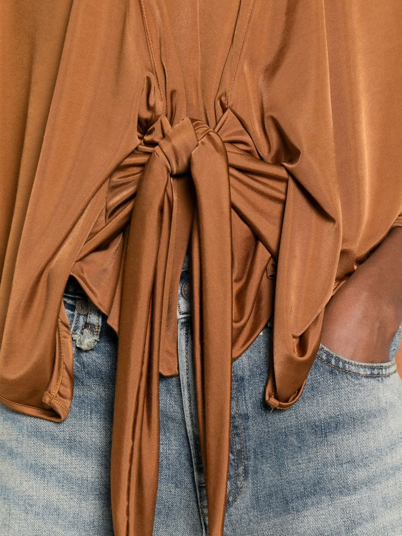 knot-detail blouse 5