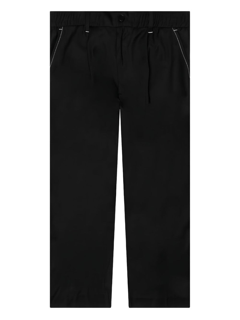 contrast-stitching trousers 1
