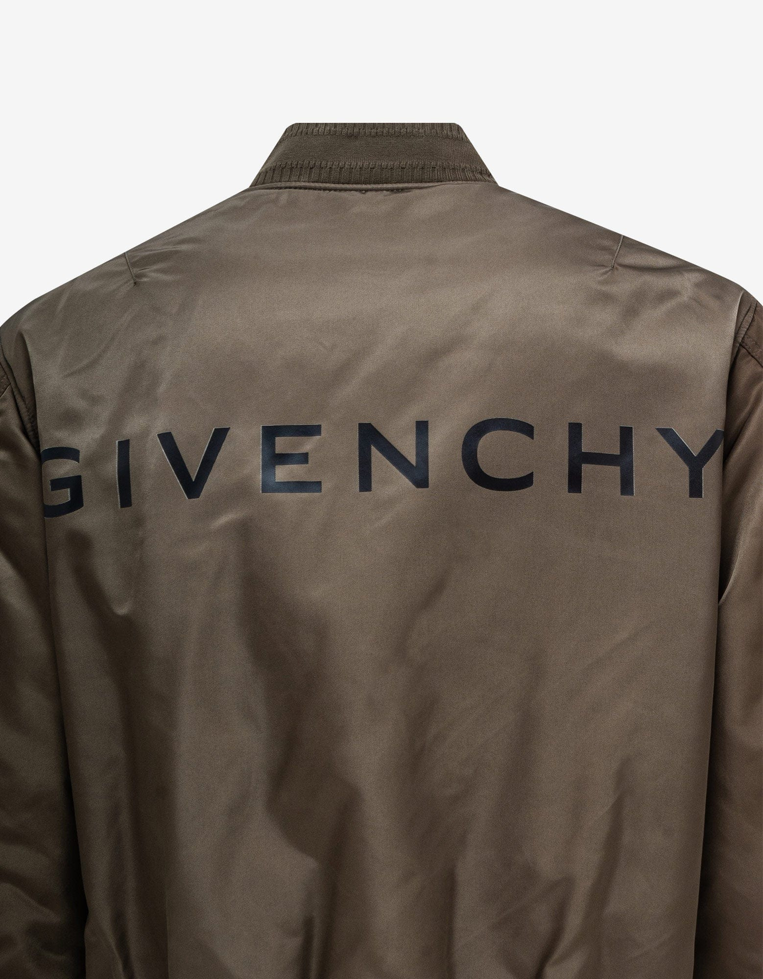 Givenchy Khaki Logo Bomber Jacket - 5