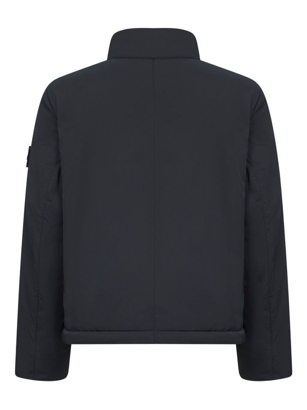 padded stand collar jacket - 2