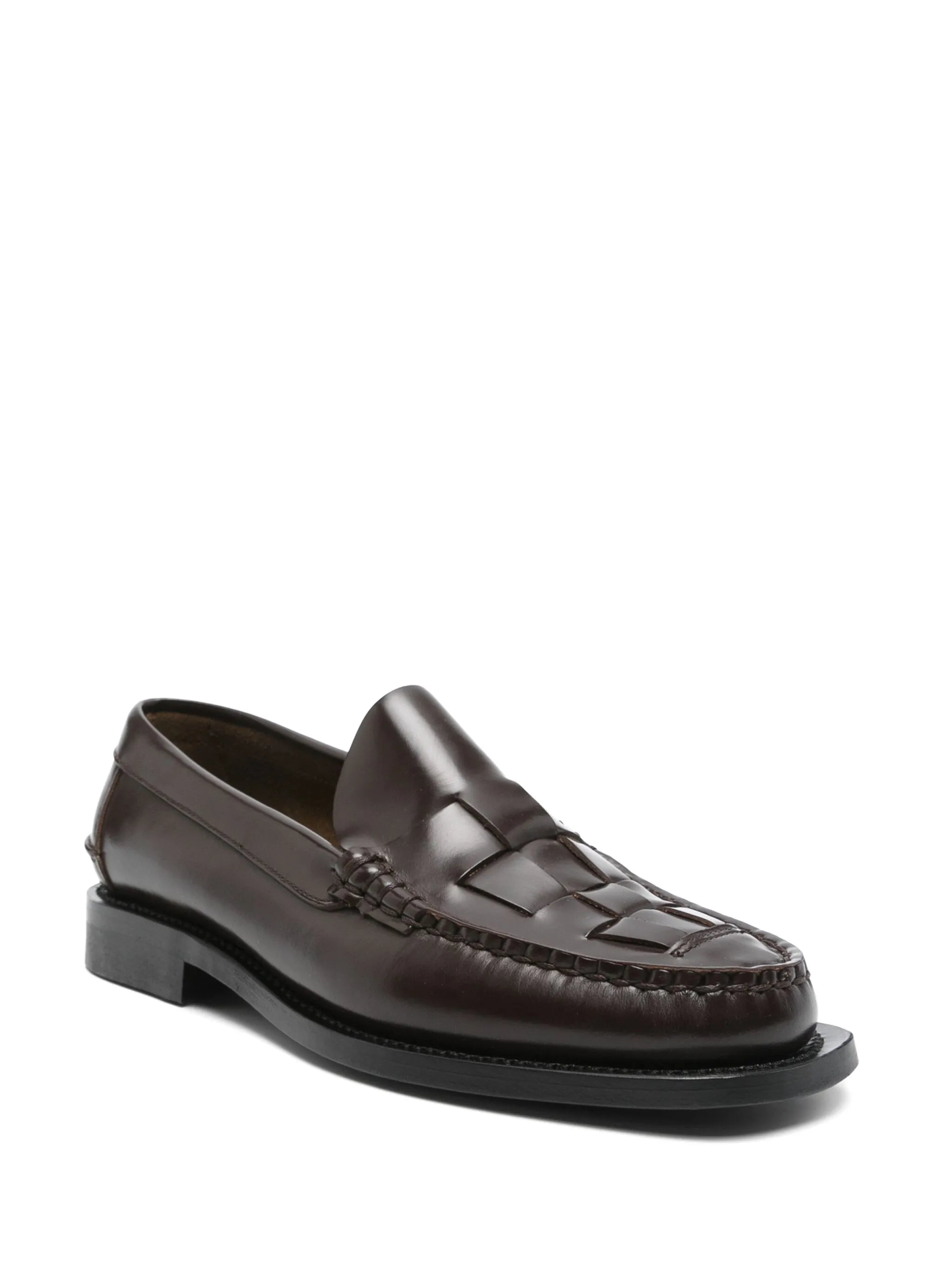 Hereu Nombela Interwoven Leather Loafers - 2