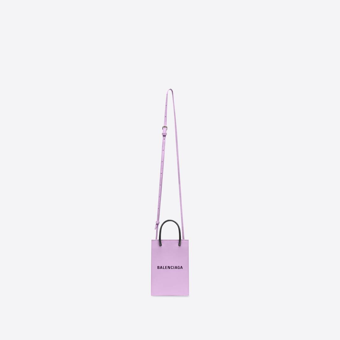 Women's Mini Shopping Bag in Lilac - 4