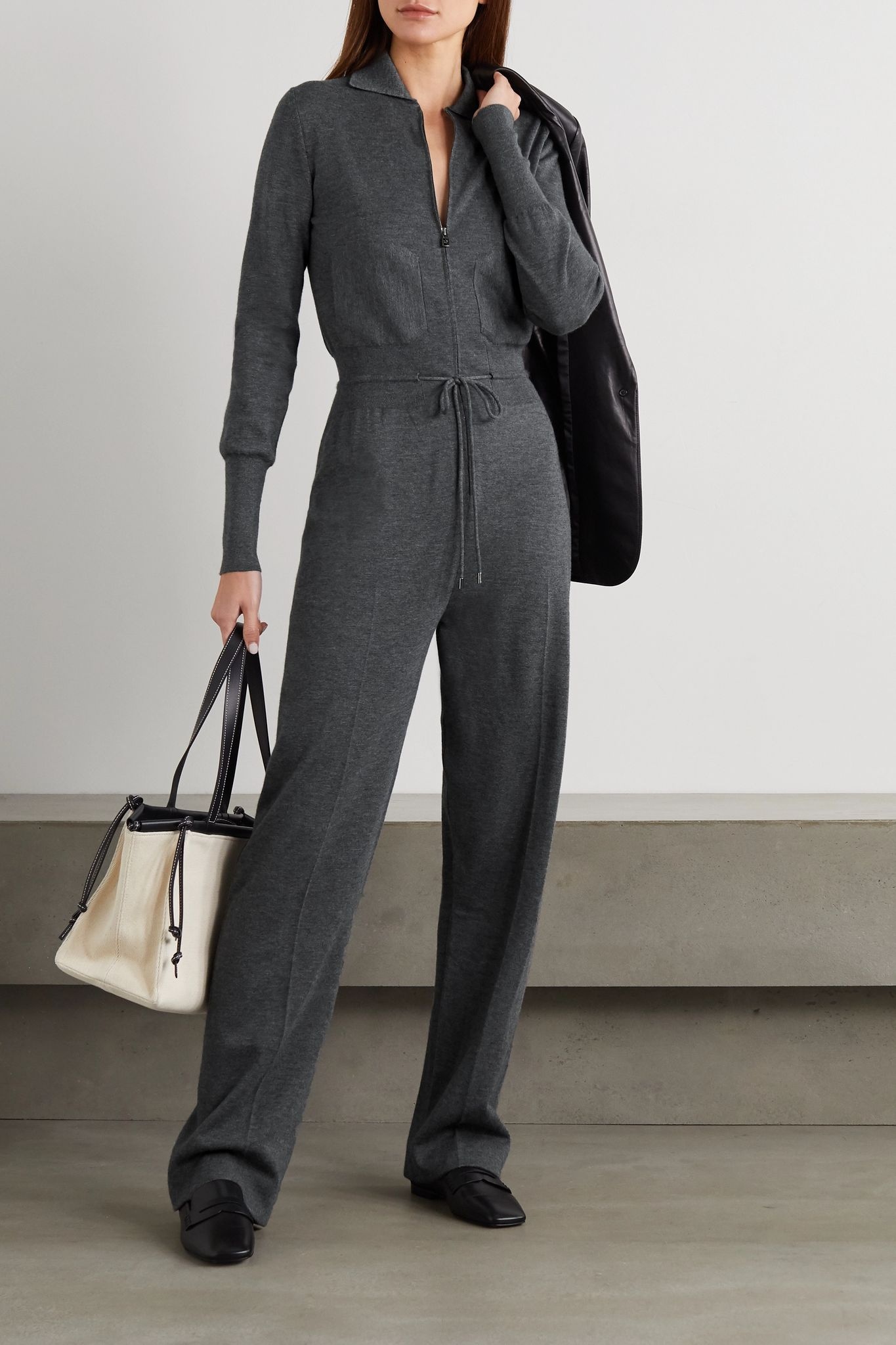 Cashmere and silk-blend jumpsuit - 2