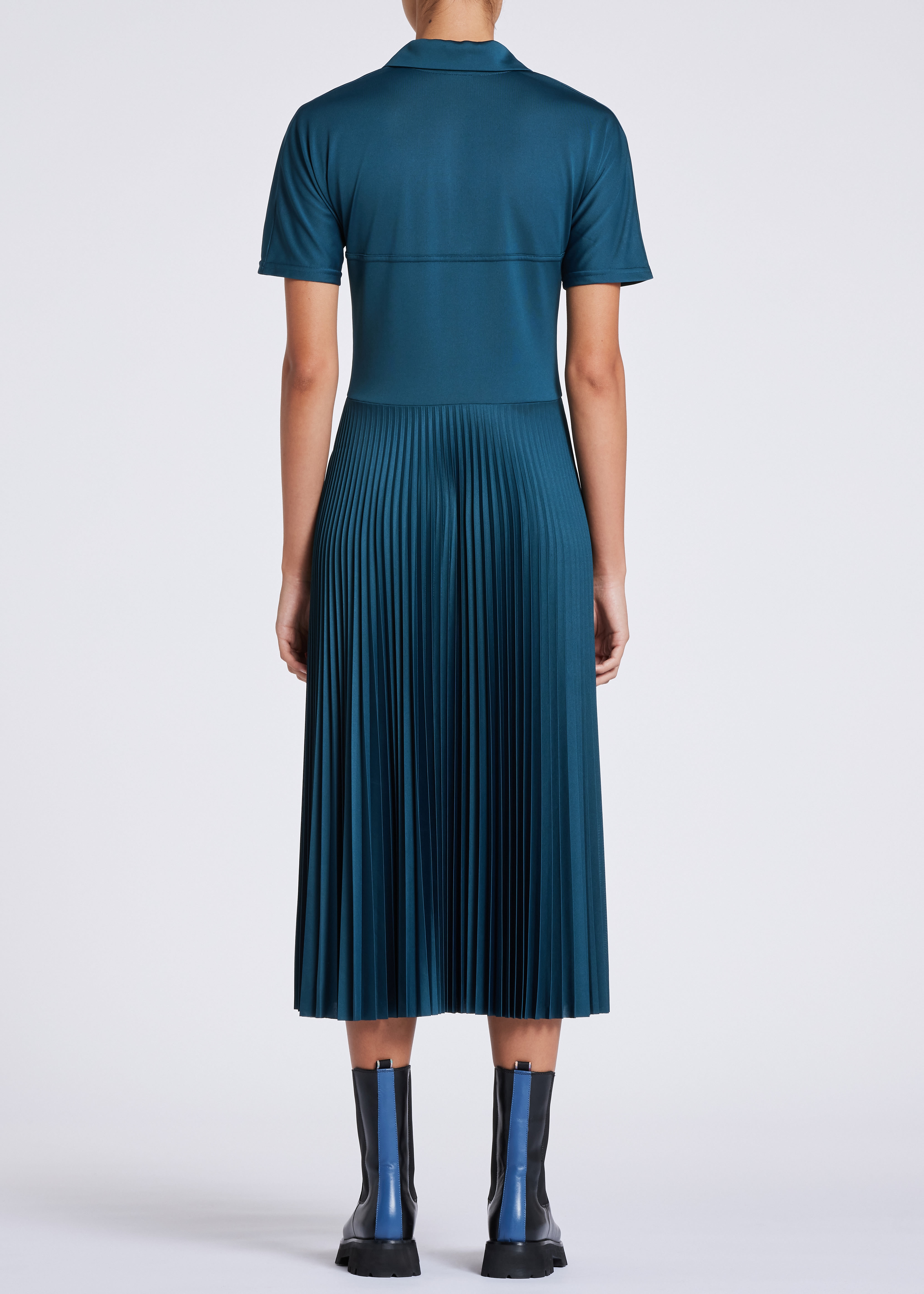 Pleated Polo Dress - 8