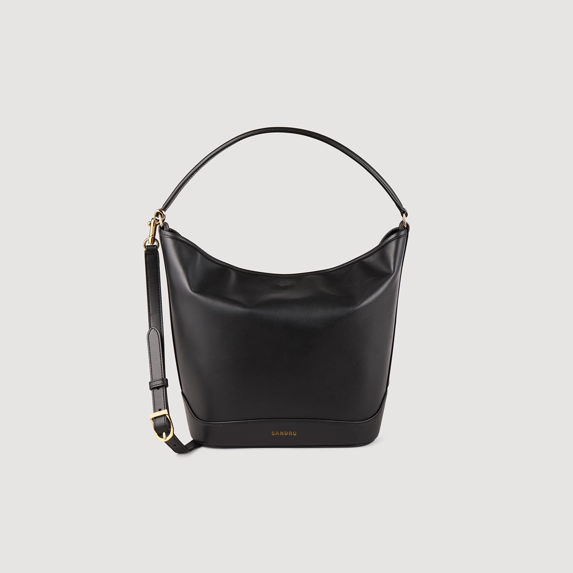 LEATHER BUCKET BAG TANGOSO - 1