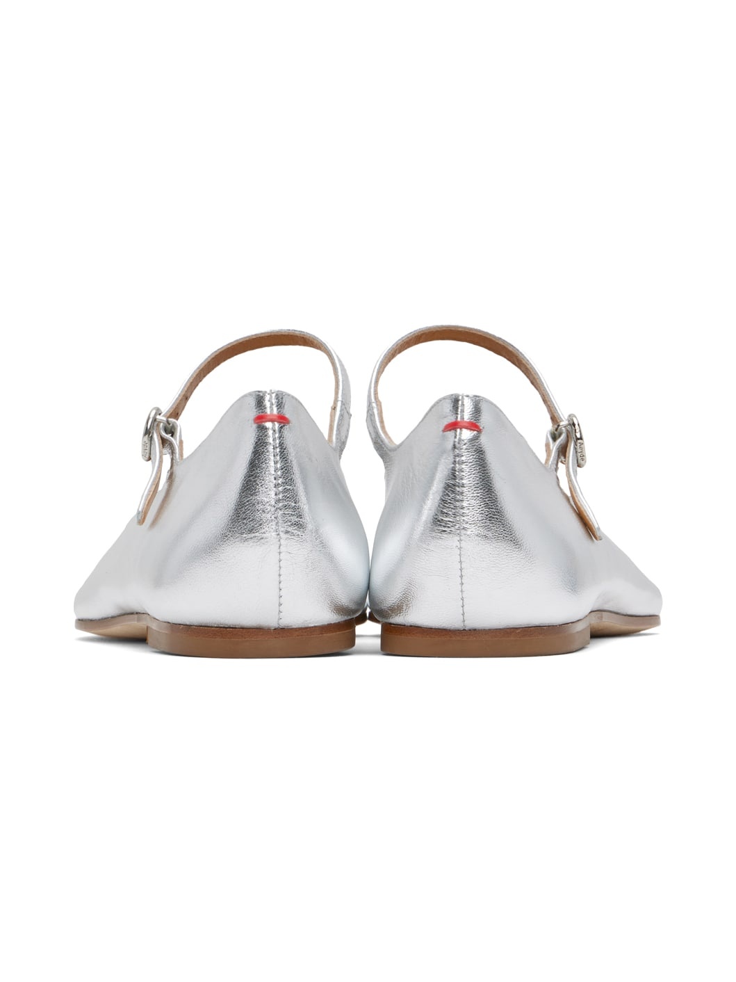 Silver Cleo Ballerina Flats - 2
