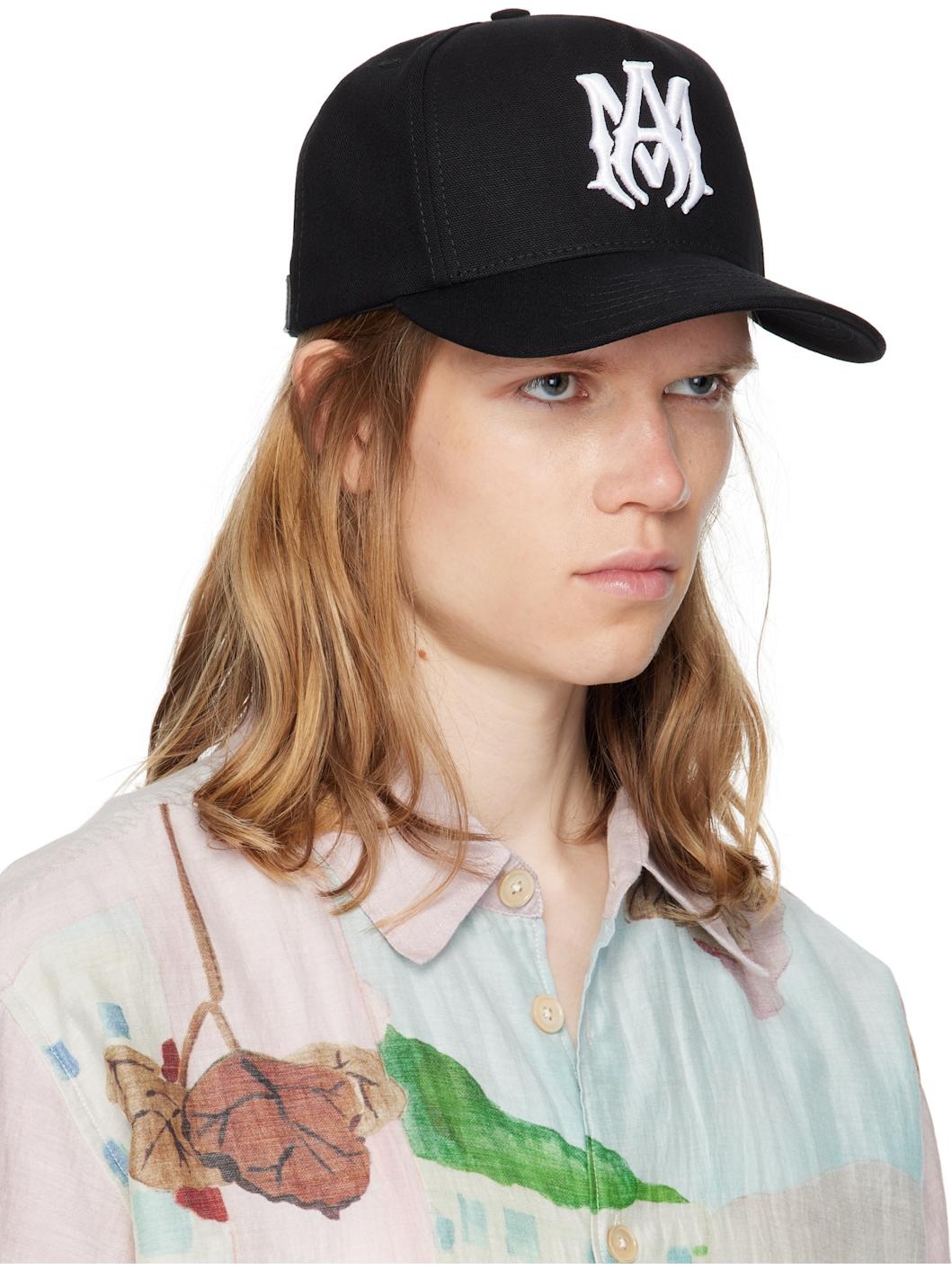 Black Full Canvas MA Cap - 2