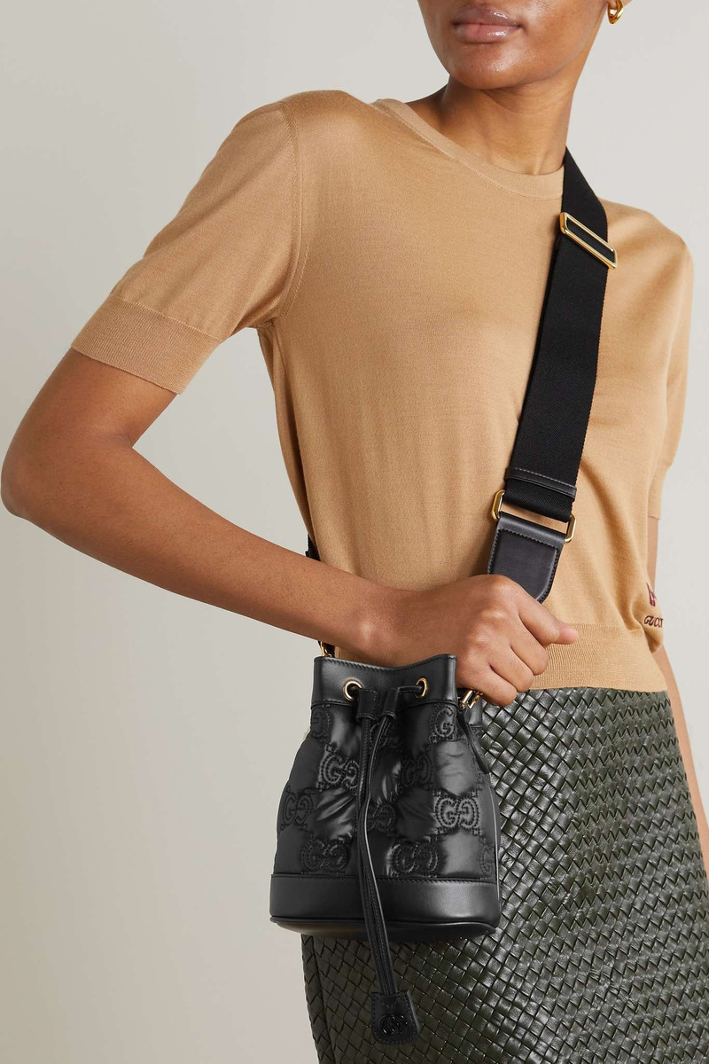 GG Matelassé leather bucket bag 6
