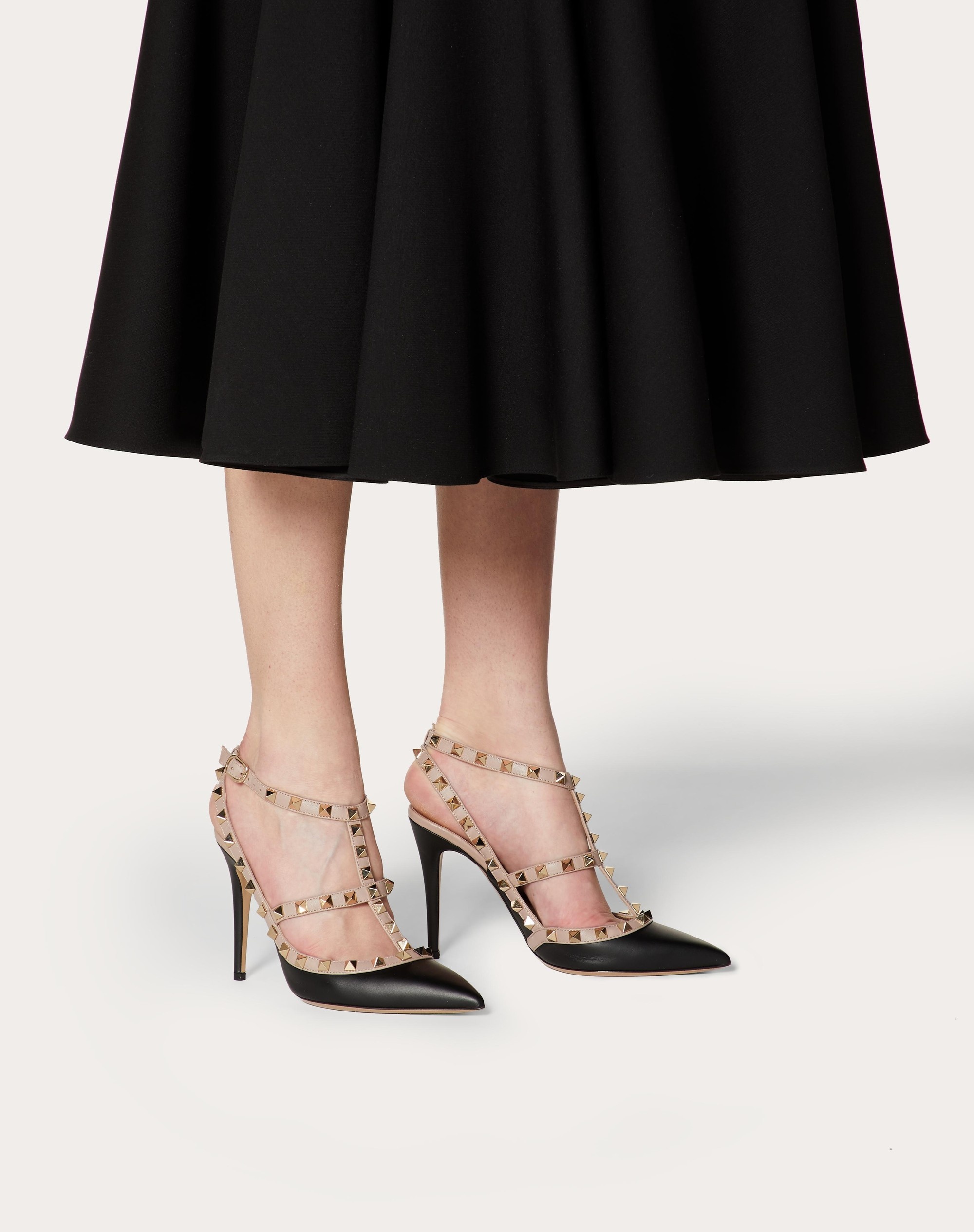 ROCKSTUD ANKLE STRAP PUMP 100 MM - 6