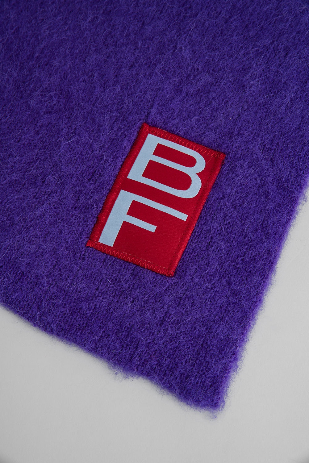 SOLID SCARF ULTRAVIOLET ALPACA - 2