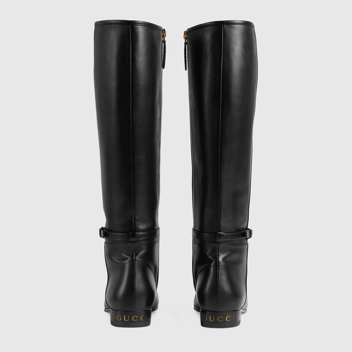 Women's knee-high boot with Gucci print - 4