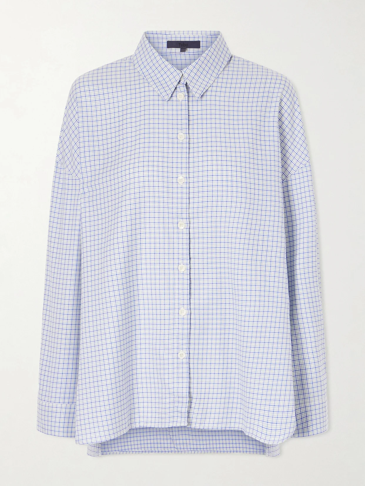 Checked Lyocell And Cotton-blend Shirt - 1