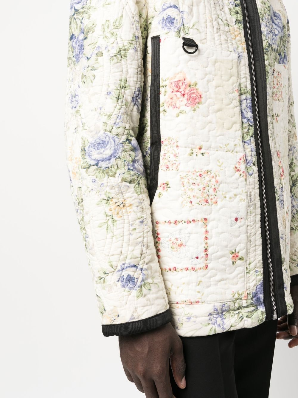 Boutis floral-print quilted jacket - 5