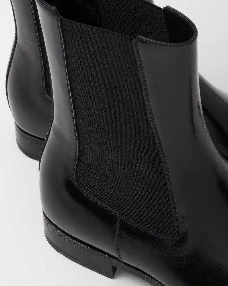 Brushed leather Chelsea boots 7
