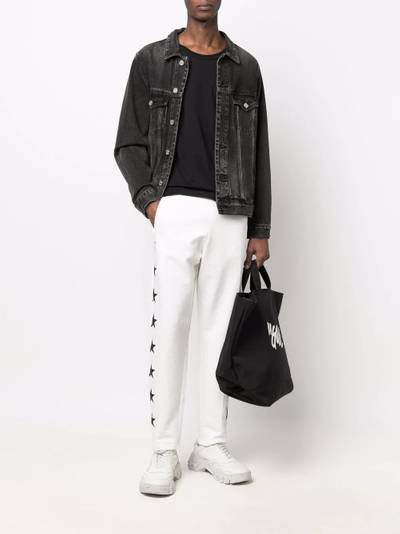 Golden Goose star print track pants outlook