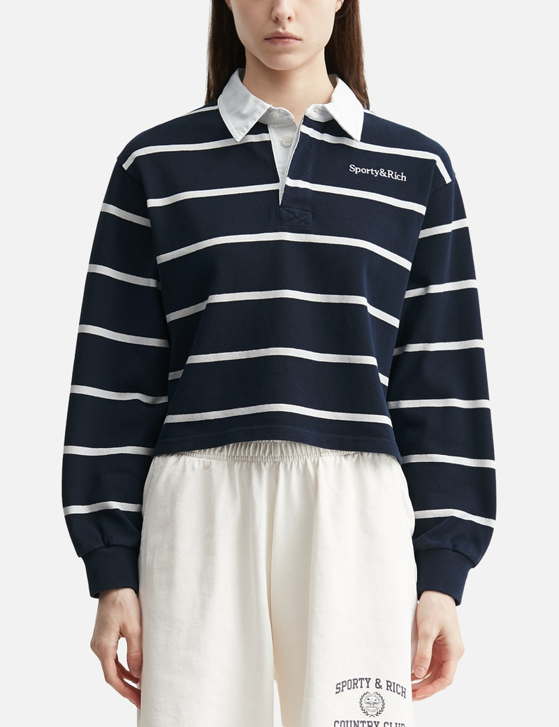 SERIF LOGO RUGBY POLO 3