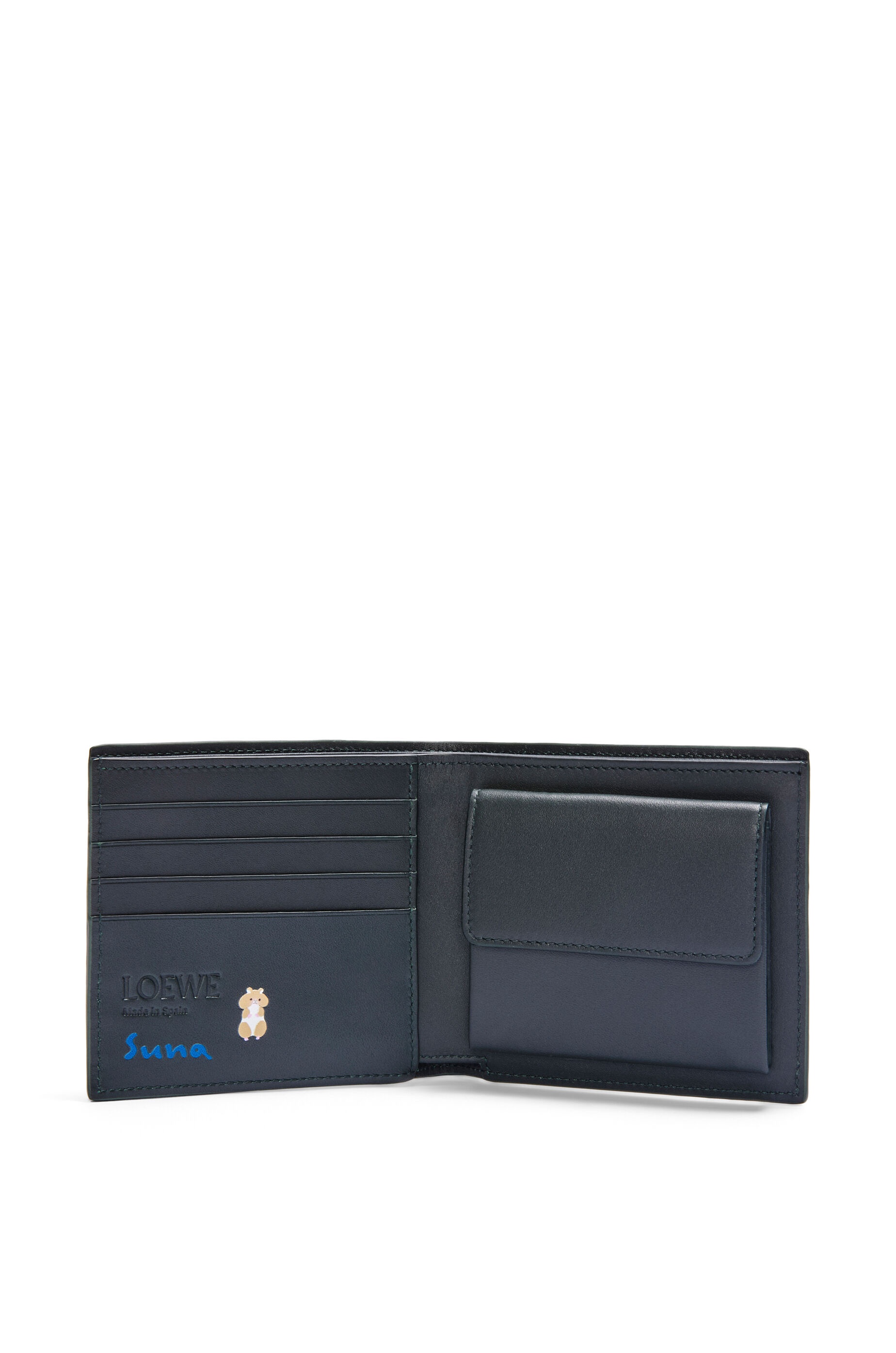 Octopus bifold coin wallet in nappa calfskin - 2